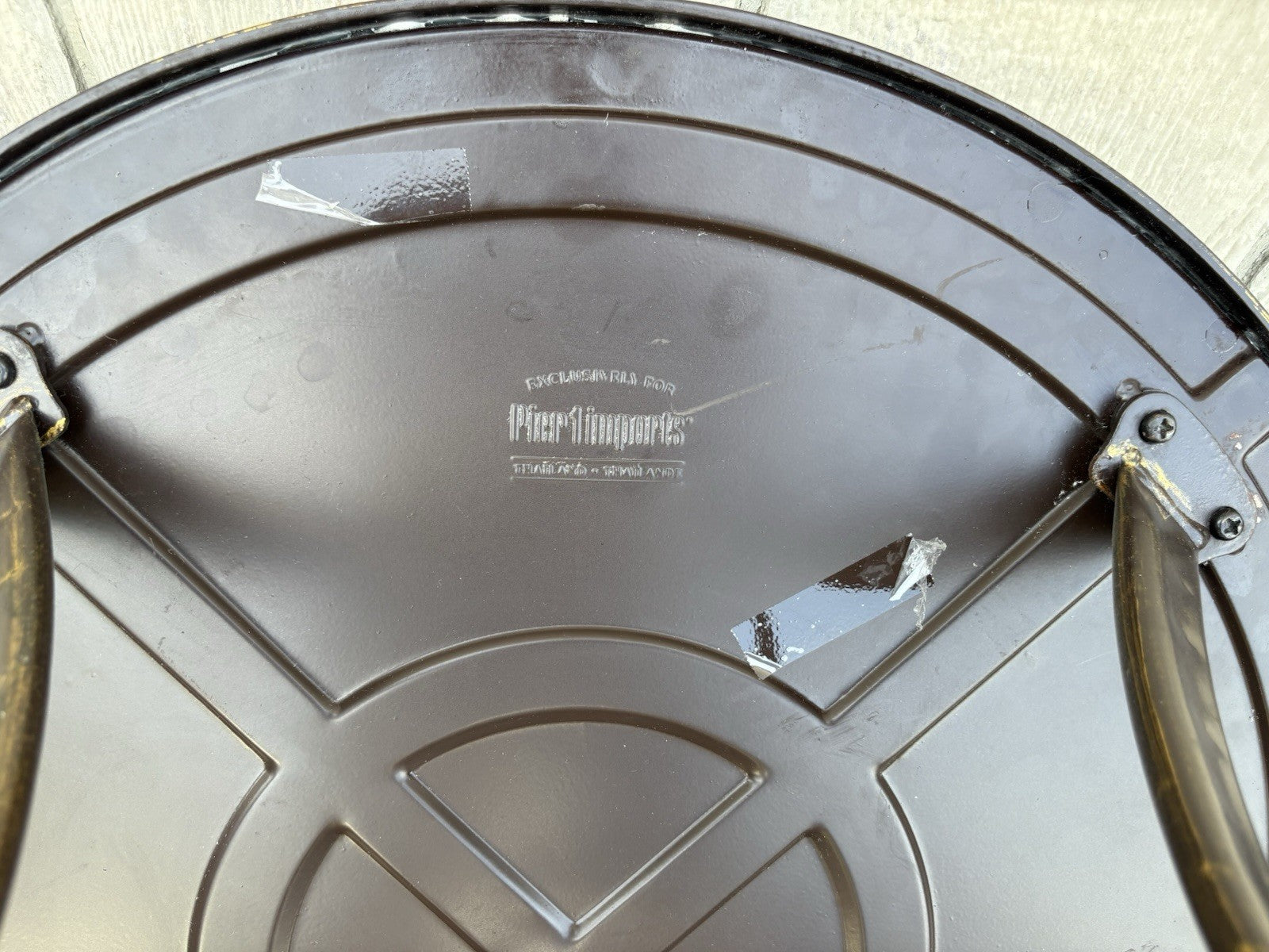 66703 PIER 1 Imports  Decorator Lamp Table Stand Iron Base