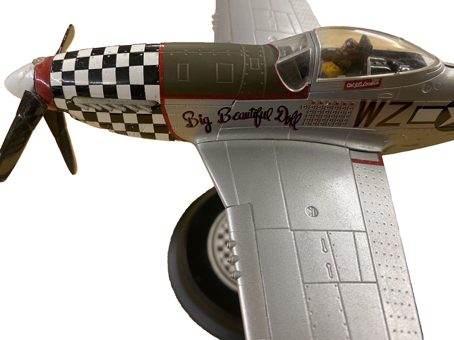 ES 90 :  Corgi BIG BEAUTIFUL DOLL  North American P 51 Mustang Military Plane