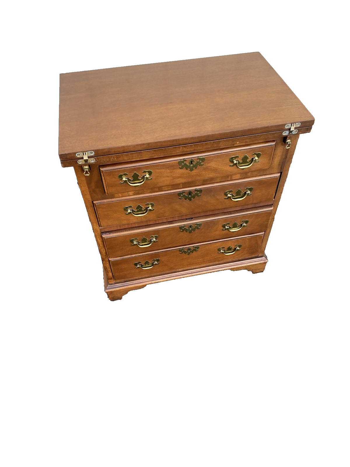 66590 Cherry Flip Top Nightstand Dresser Chest