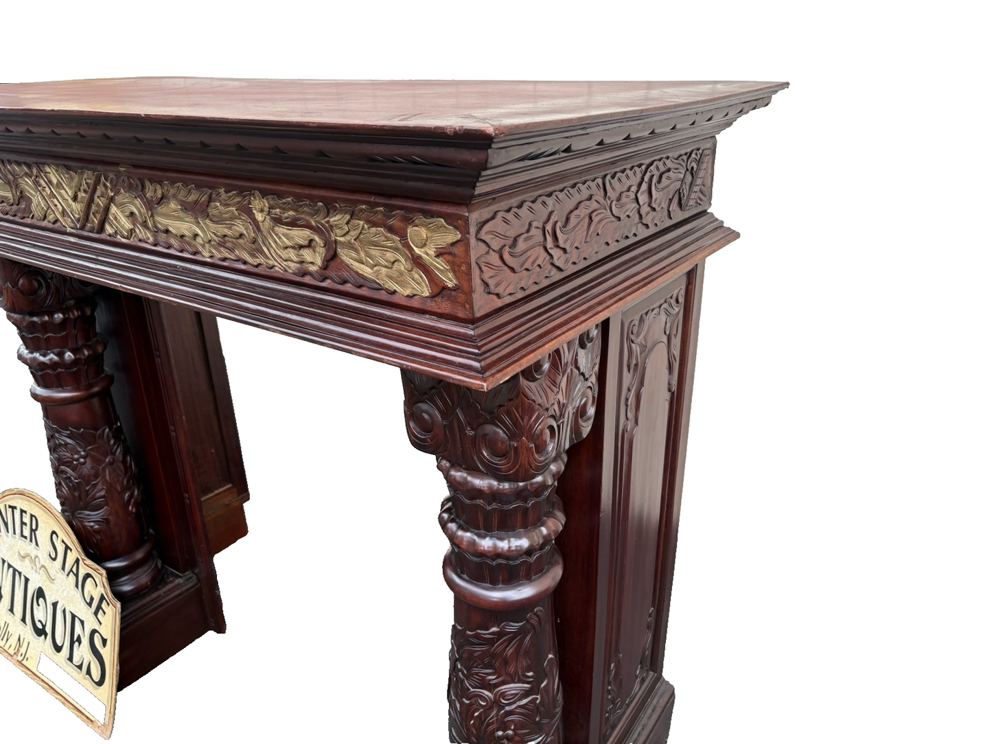 66878  Solid Mahogany Fireplace Mantle