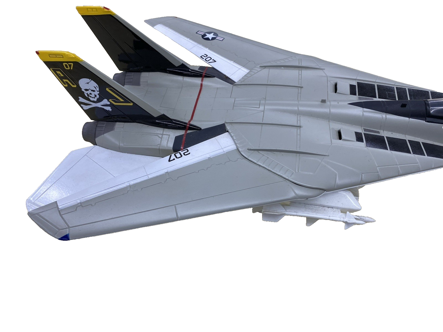 ES 228: Franklin Mint F 14 Tomcat U S Navy Jolly Rodger Airplane Plane
