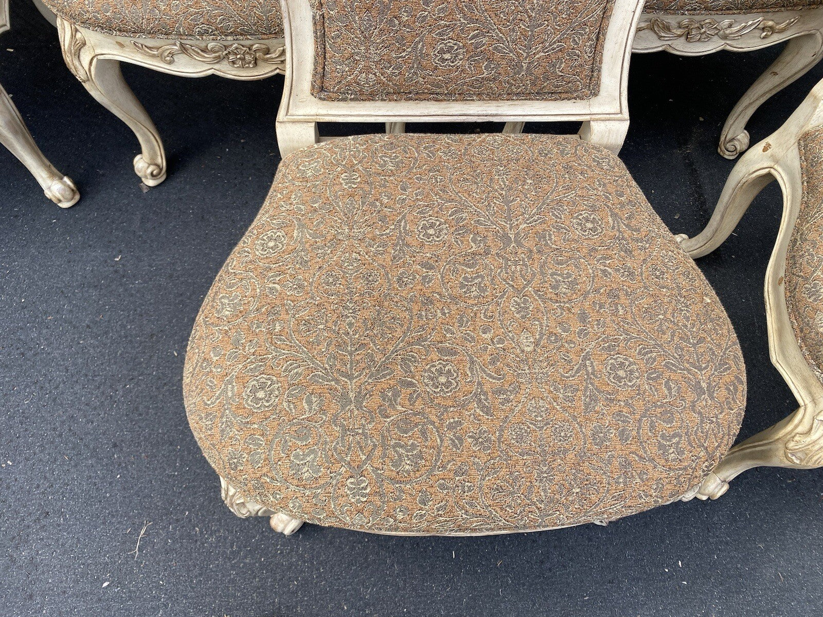 65320 CENTURY Furniture set of 10 Louis XV Dining Chair s