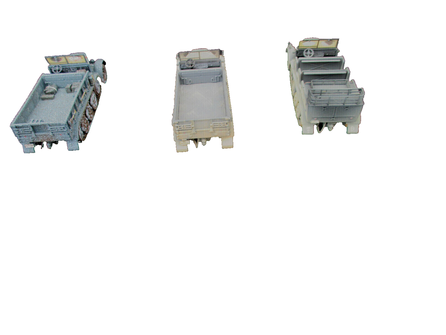 ES57  3 CORGI WWI Legends Krauss-Maffei 8 ton SDKFZ 7 Half Trucks DIECAST METAL 