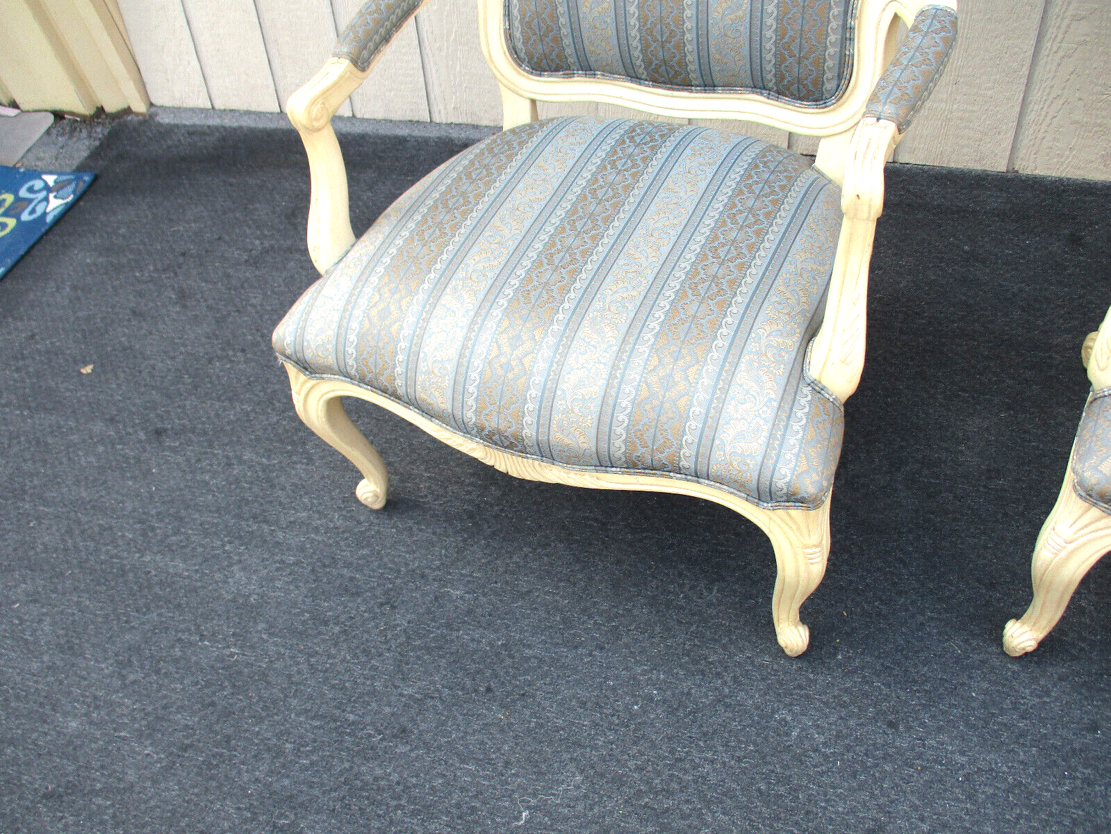 63502  Pair ETHAN ALLEN Bergere Armchair Chairs