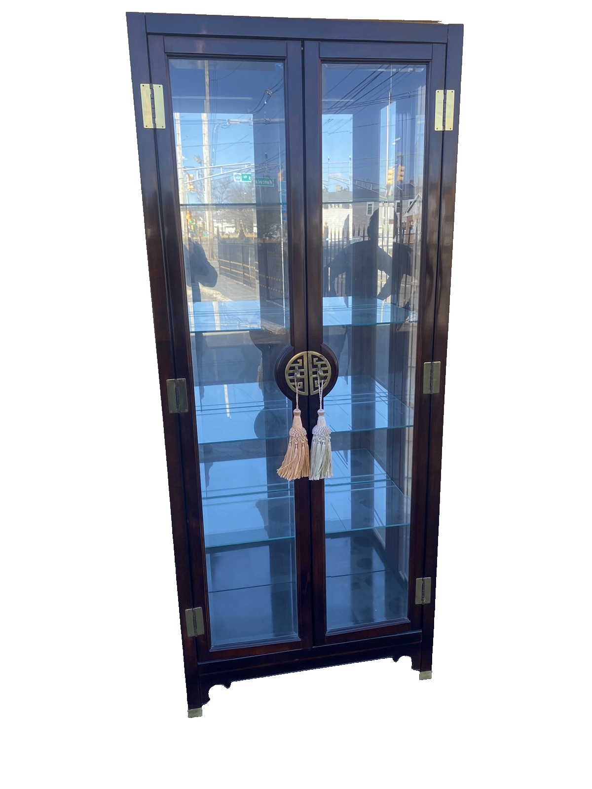 66385 American Furniture Oriental  Curio China Cabinet