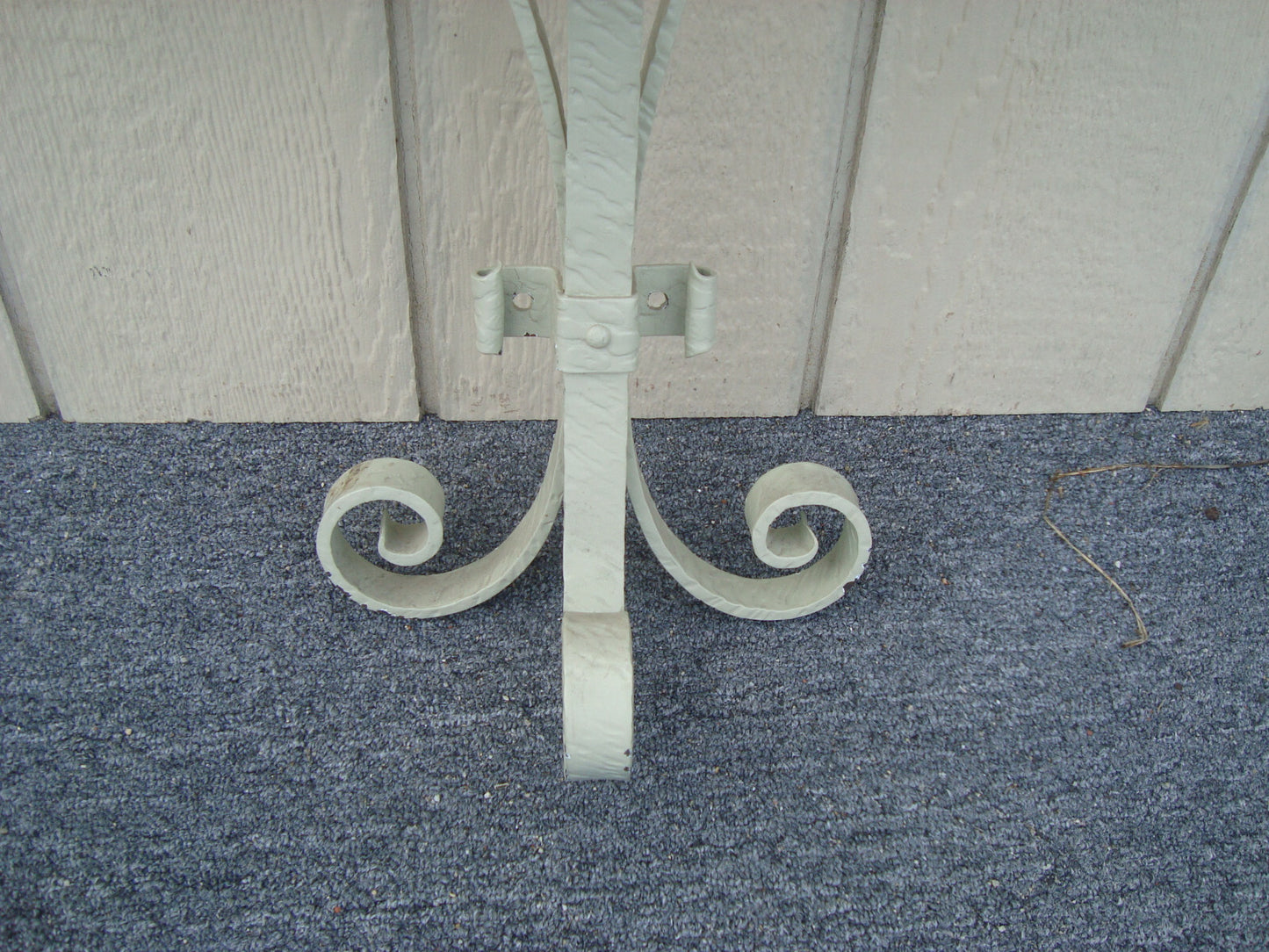 61868 Modern Stone Cement Top Wall Shelf Console Table