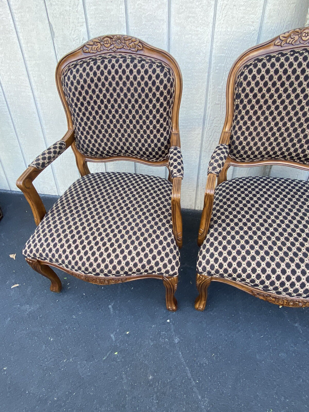 65252 Pair Bergere Armchair Chair