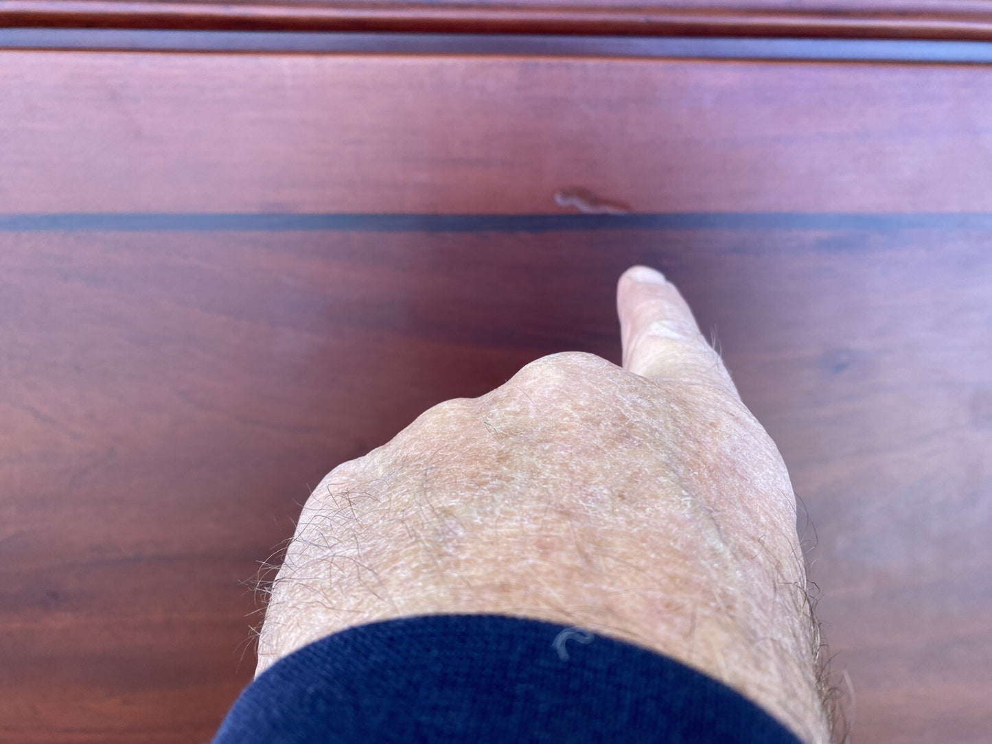 64897    Solid Mahogany 2 Piece Chippendale Secretary Desk w/ 2 Secret Drawers