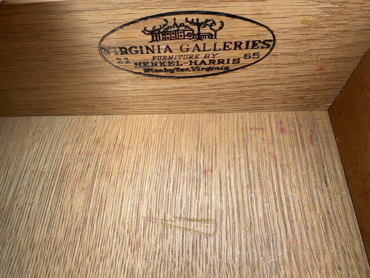 67141 HENKEL HARRIS  Virginia Galleries Cherry Server Cabinet