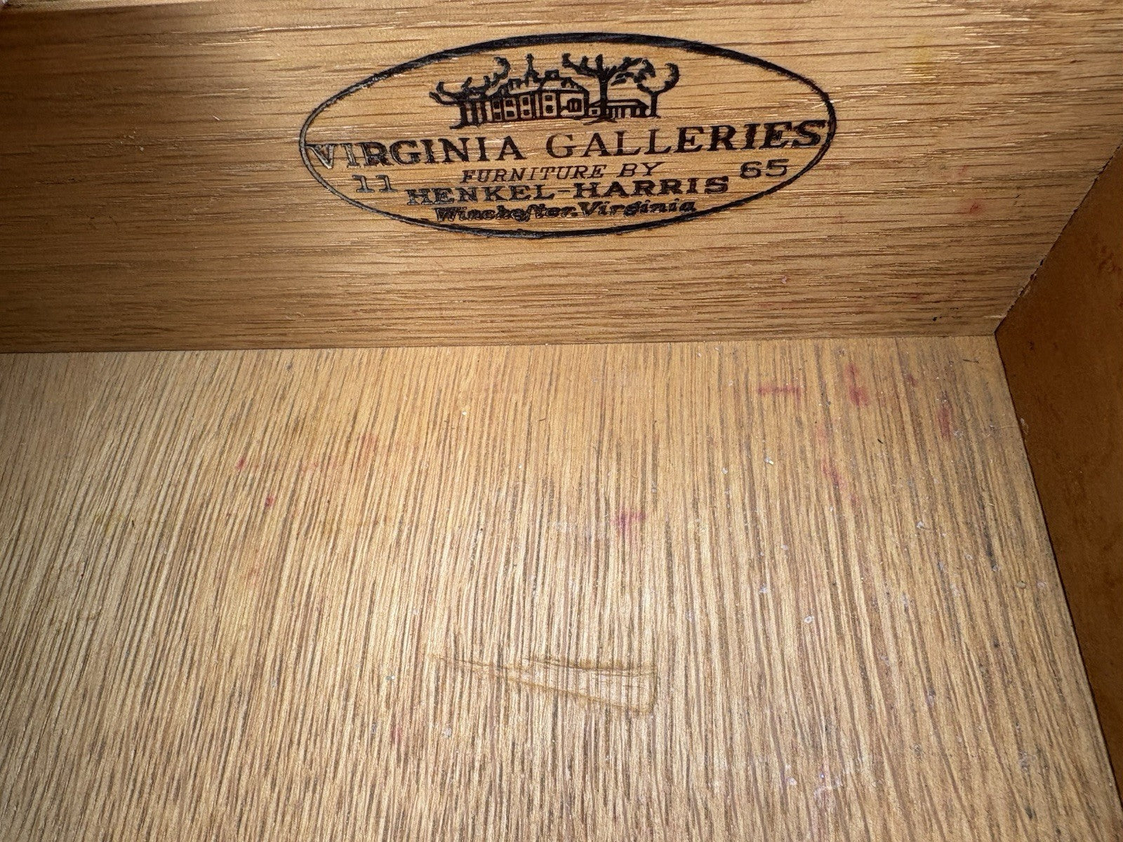 67141 HENKEL HARRIS  Virginia Galleries Cherry Server Cabinet
