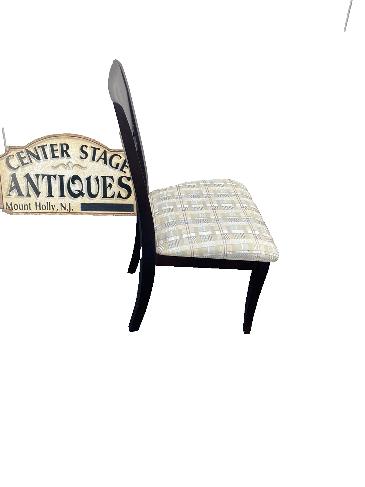 65670 Set of 4 Ebony Modern Dining Room Side Chairs