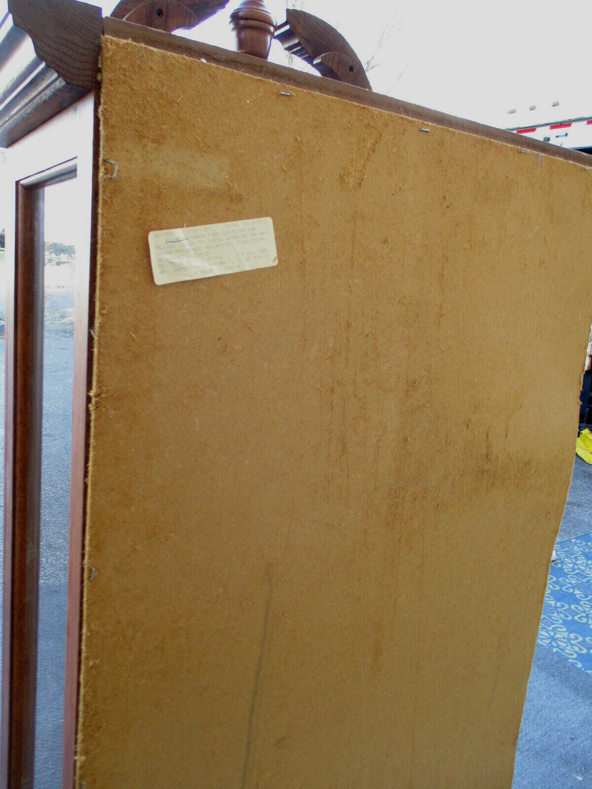 62955   Pulaski Oak Curio China Display Cabinet Etergie