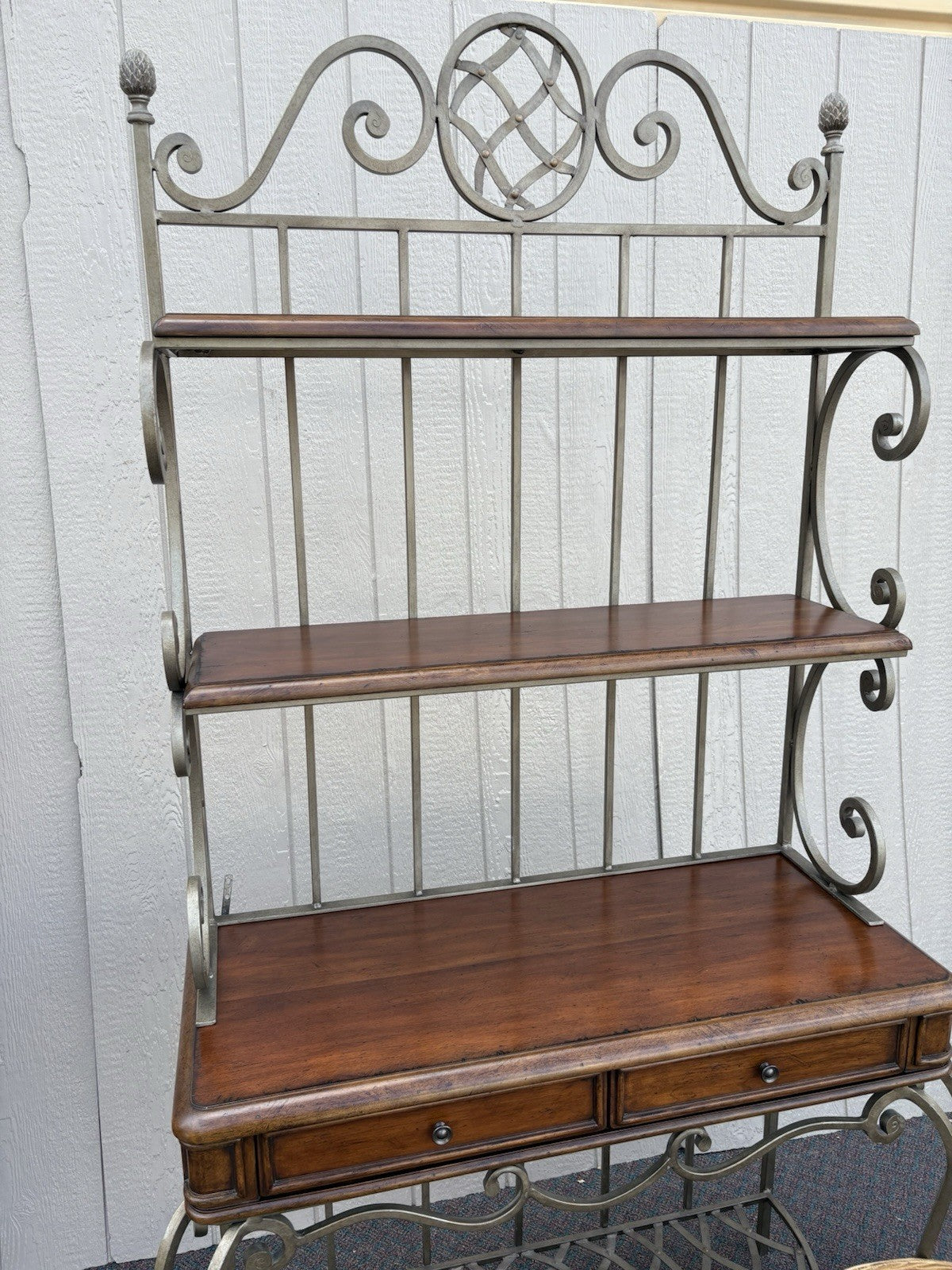 66994 Modern Baker Rack Kitchen Storage Cabinet