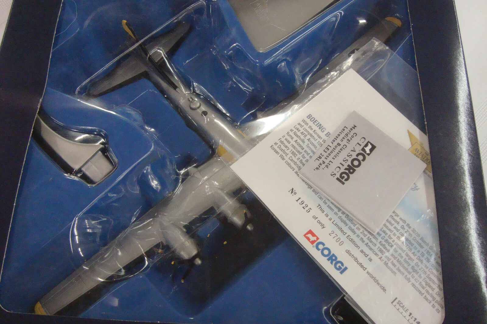 ES42:  Corgi Limited Edition Aviation Archive USAF Boeing B29 Airplane HAWG Wild