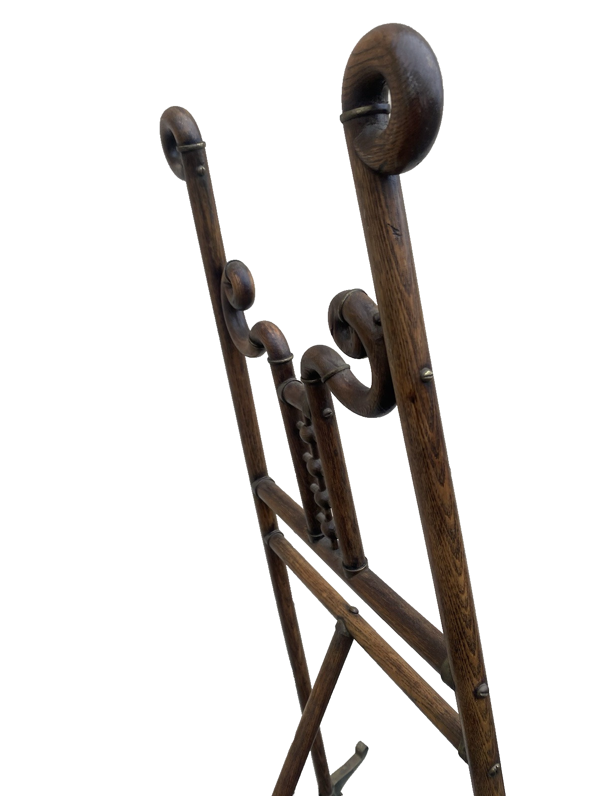 66382 Antique Victorian Oak Easel