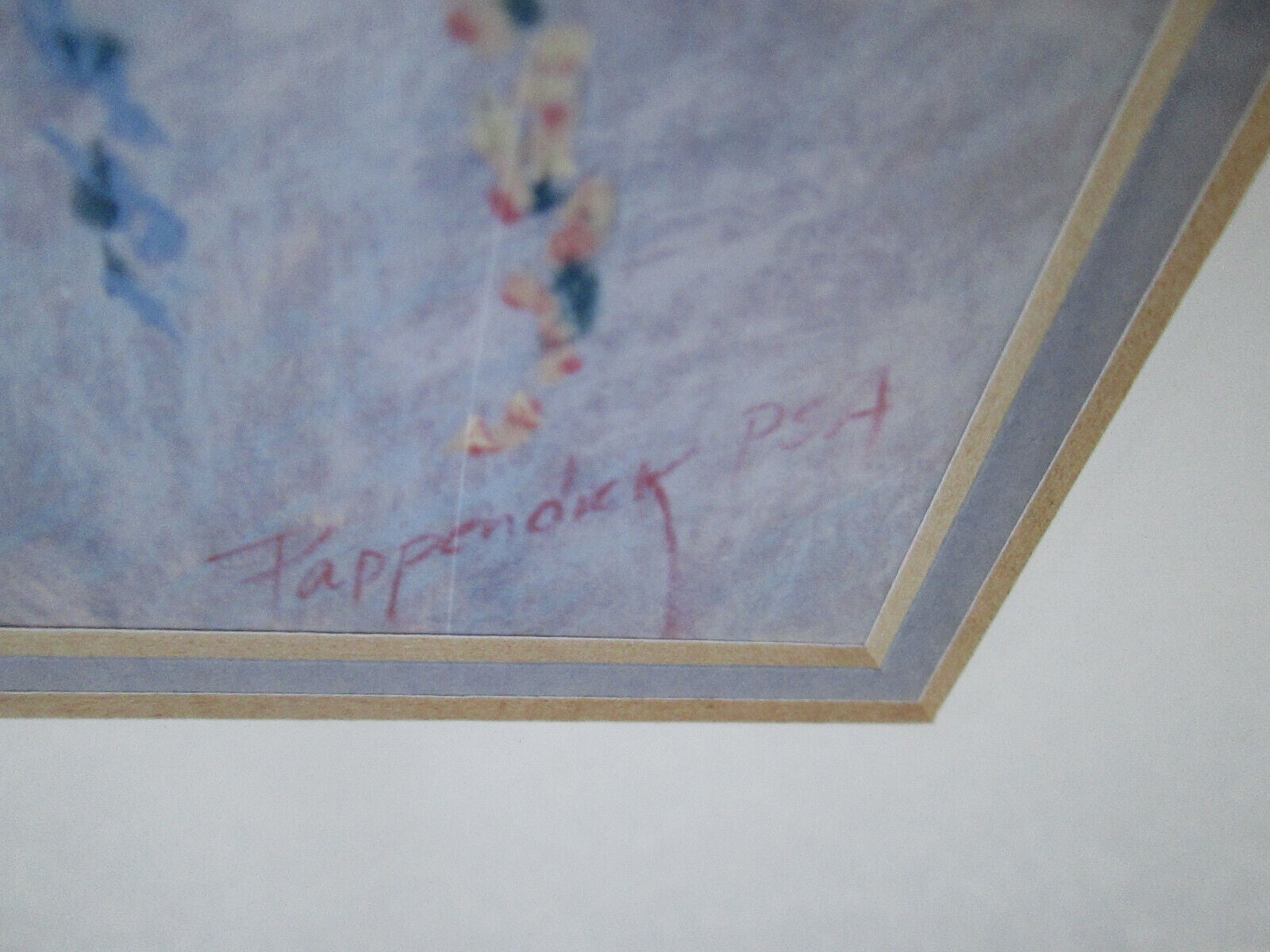 ART 01:     "GARDENS GLORY"   WINDOW BOX PRINT BARBARA PAPPENDICK PENCIL SIGNED