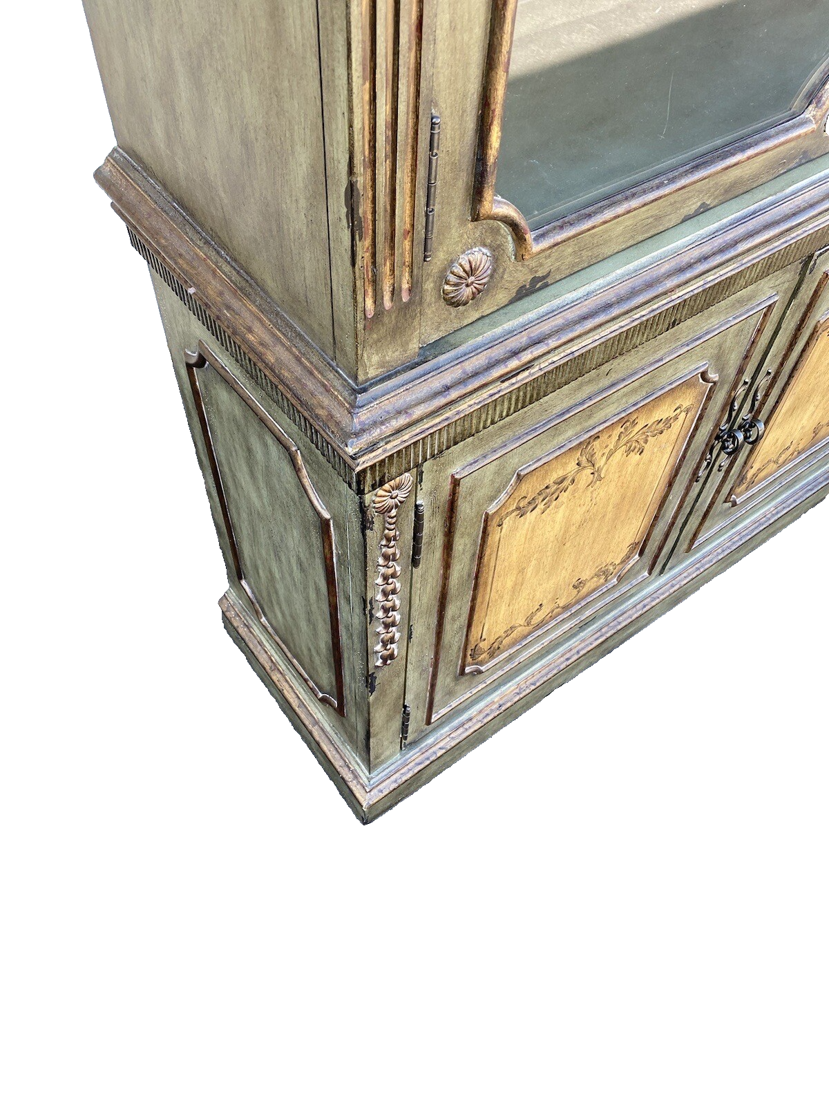 64759 DOMAIN Decorator Figural China Cabinet Curio Breakfront