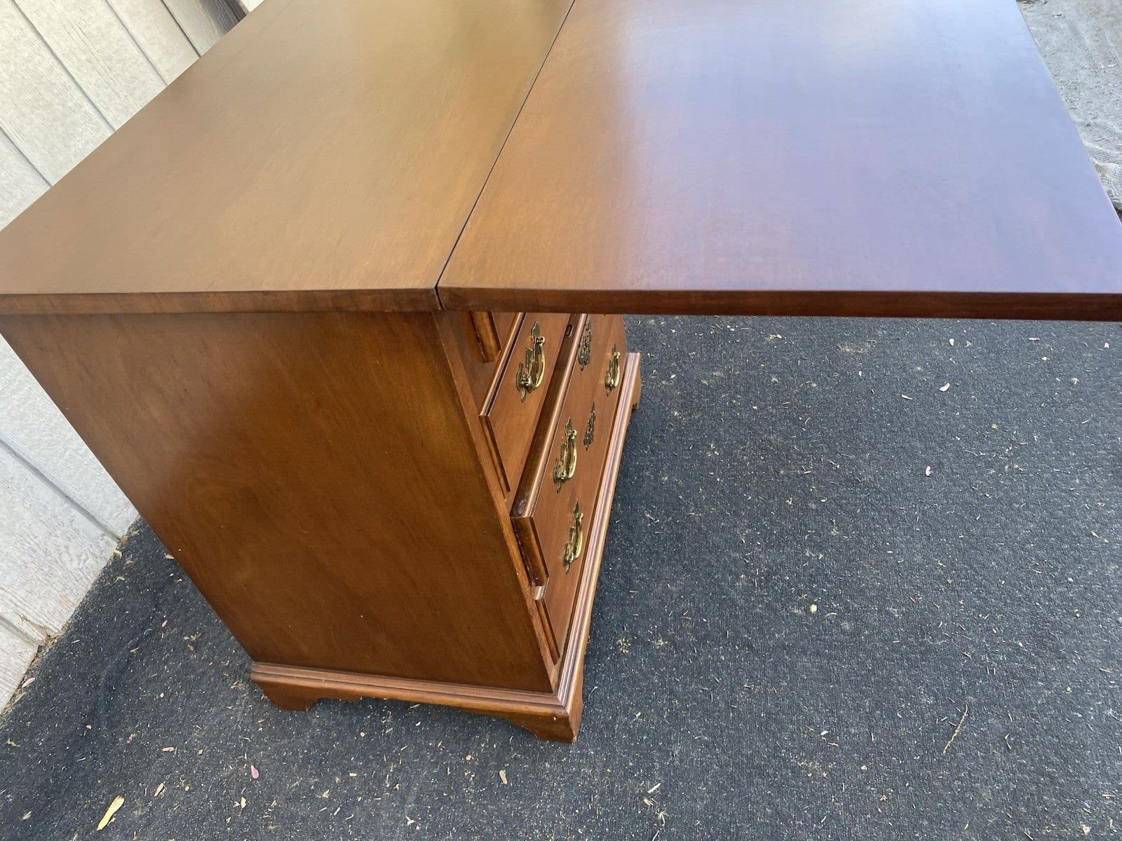 66590 Cherry Flip Top Nightstand Dresser Chest