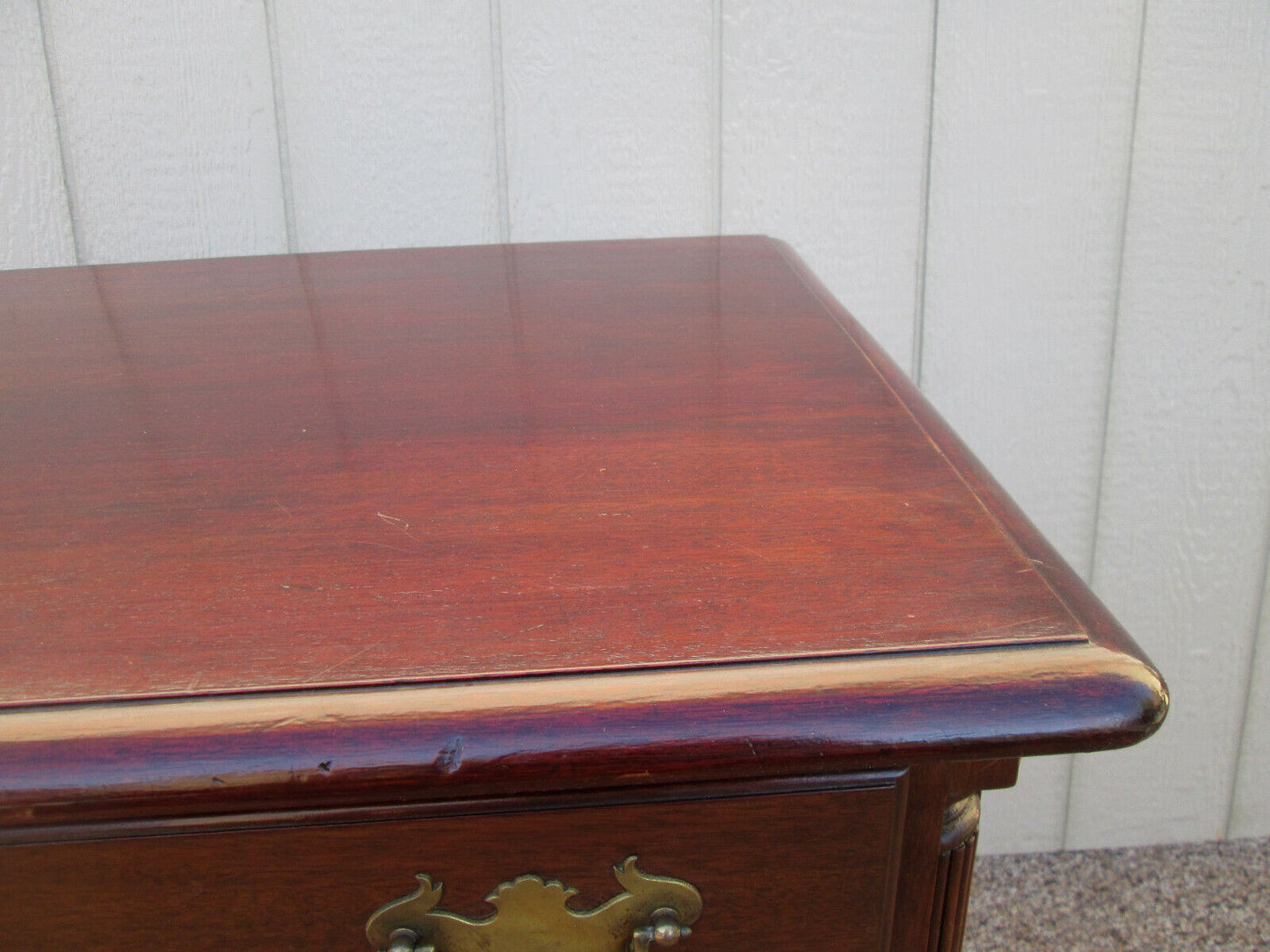 54083 MAHOGANY BALL AND CLAW FOOT LOWBOY SERVER DRESSER