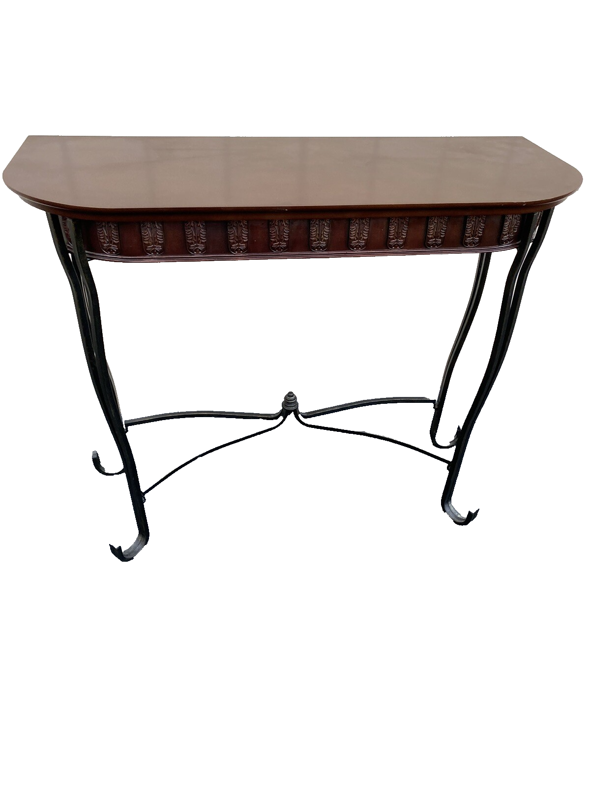 66096 Modern Console Hall Table Stand with iron base