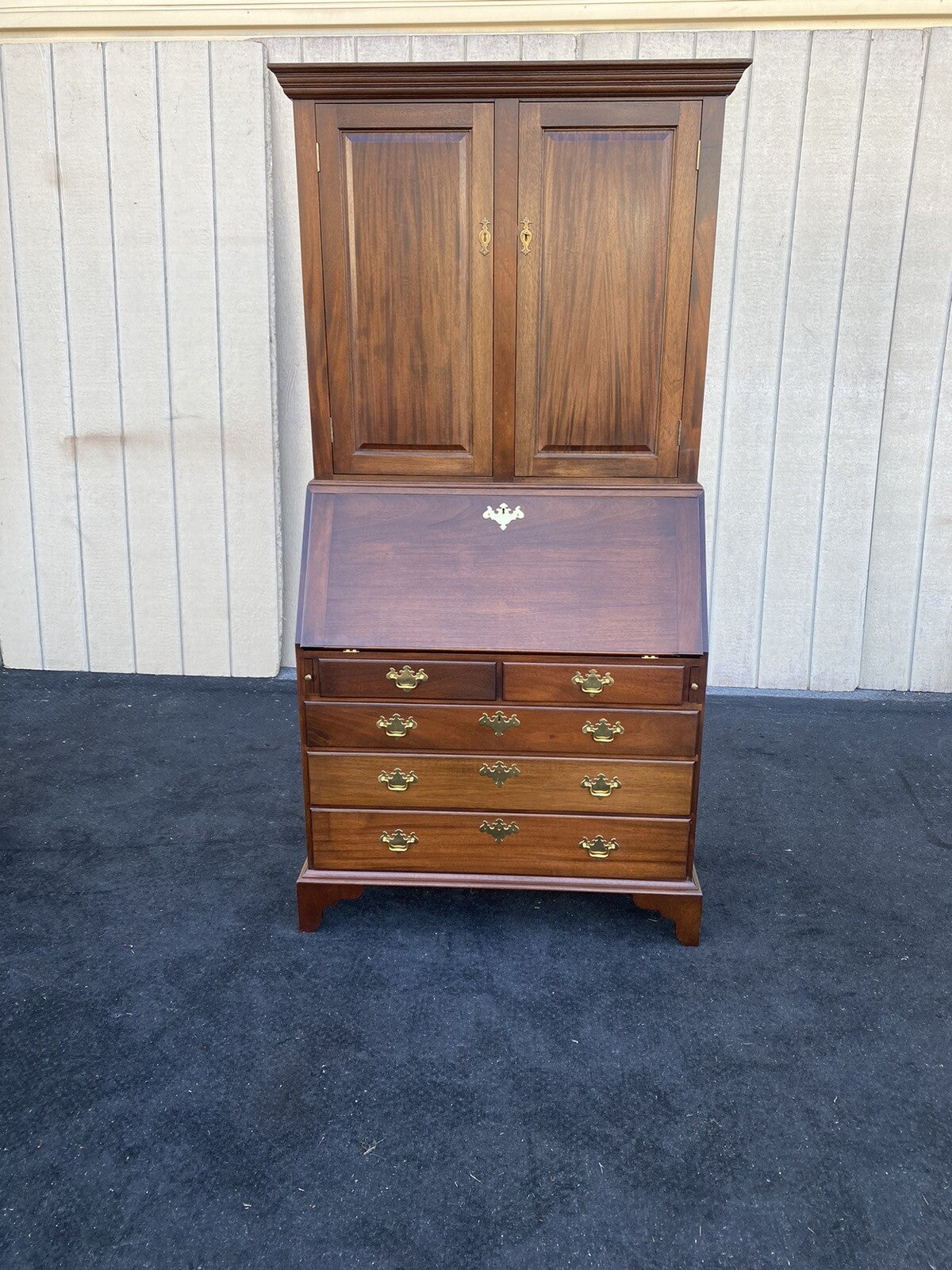 66608   Custom Hand Made Secretary Desk JOSEPH HOFF 1982