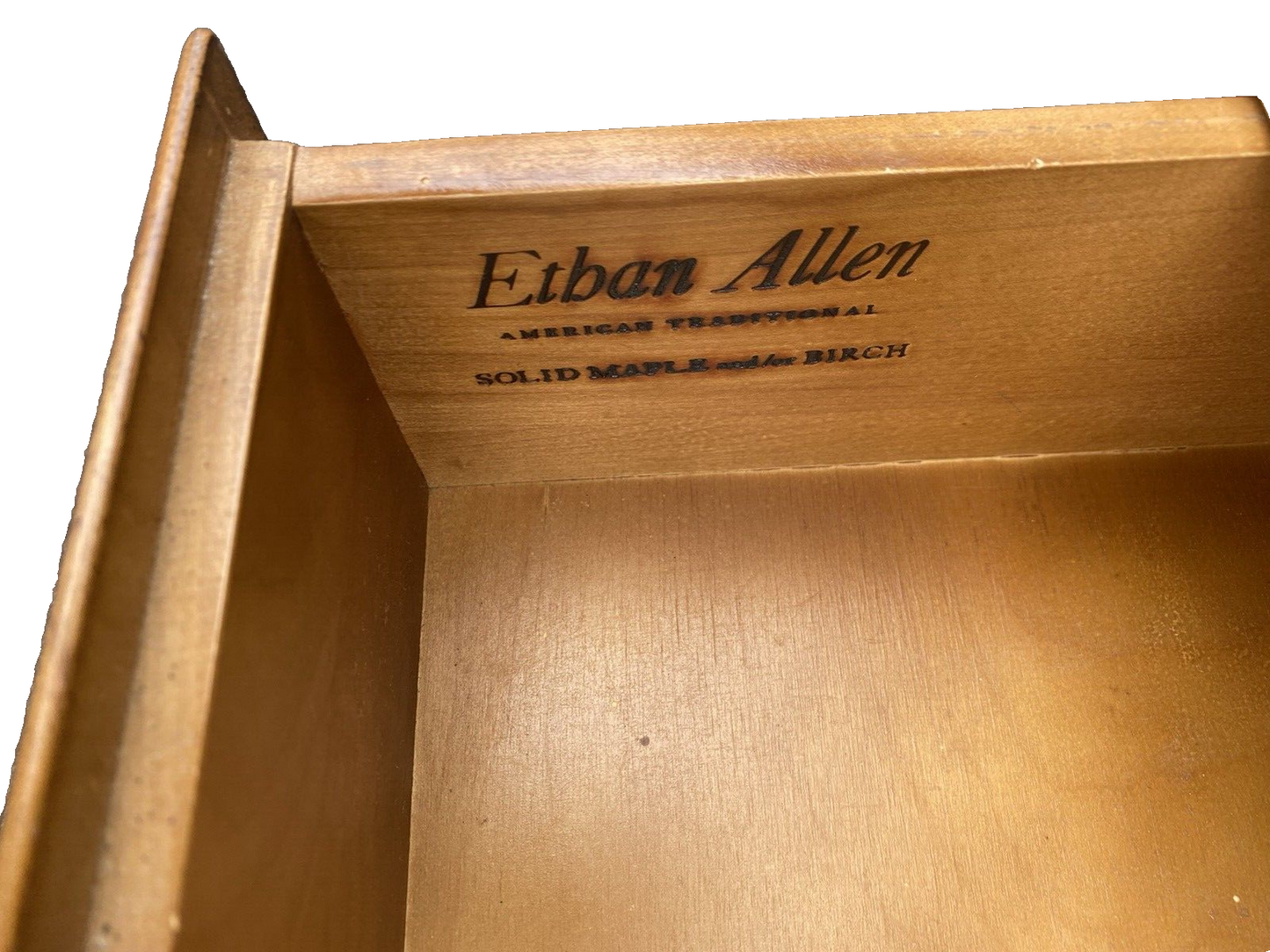 66327 ETHAN ALLEN Maple Nightstand End Table Stand