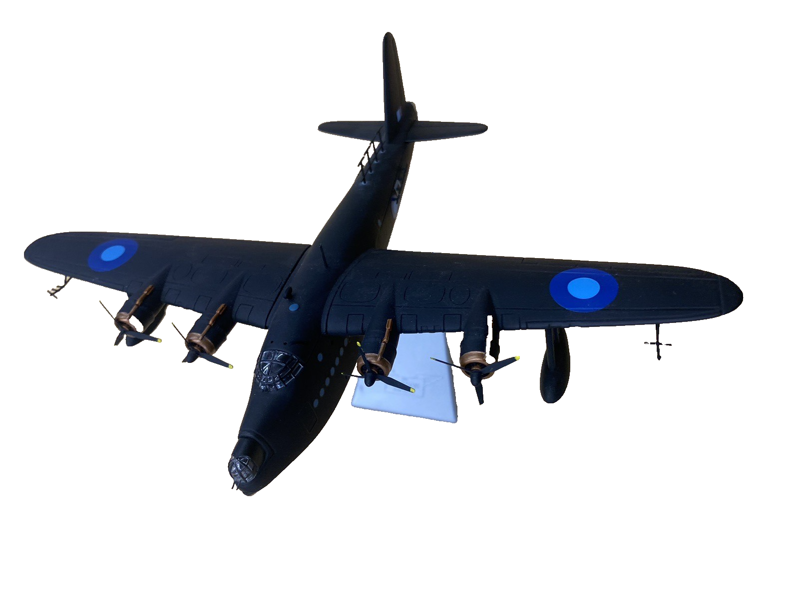 ES 1001 Black Diecast Military Airplane Plane