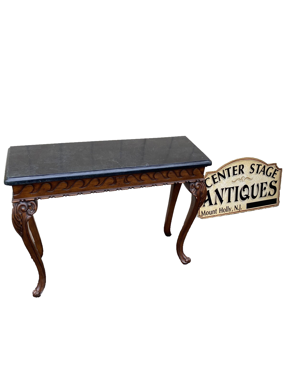 65363 Marble Top Console Table Stand