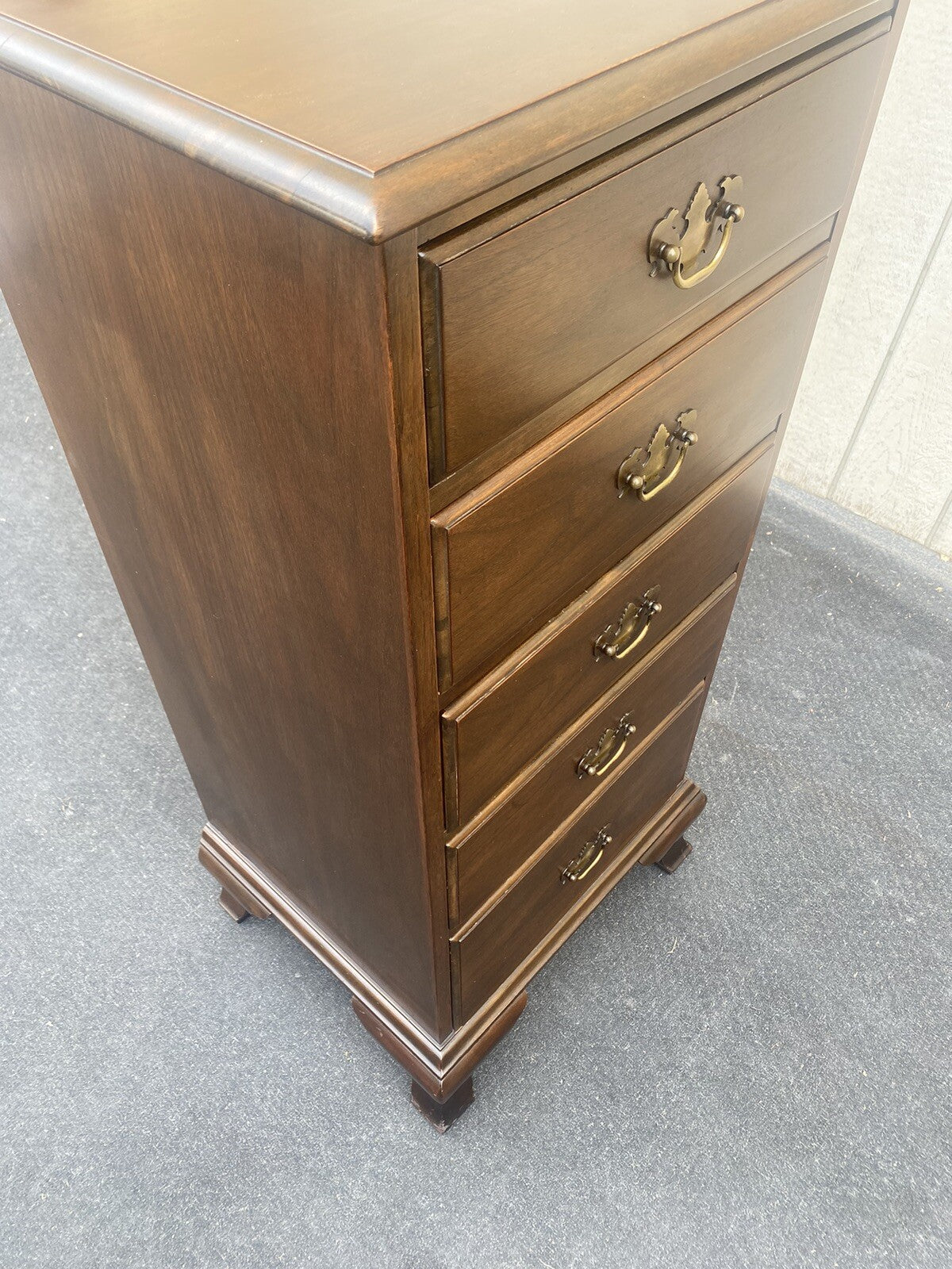 65611   KINDEL Furniture Quality Walnut High Chest Dresser