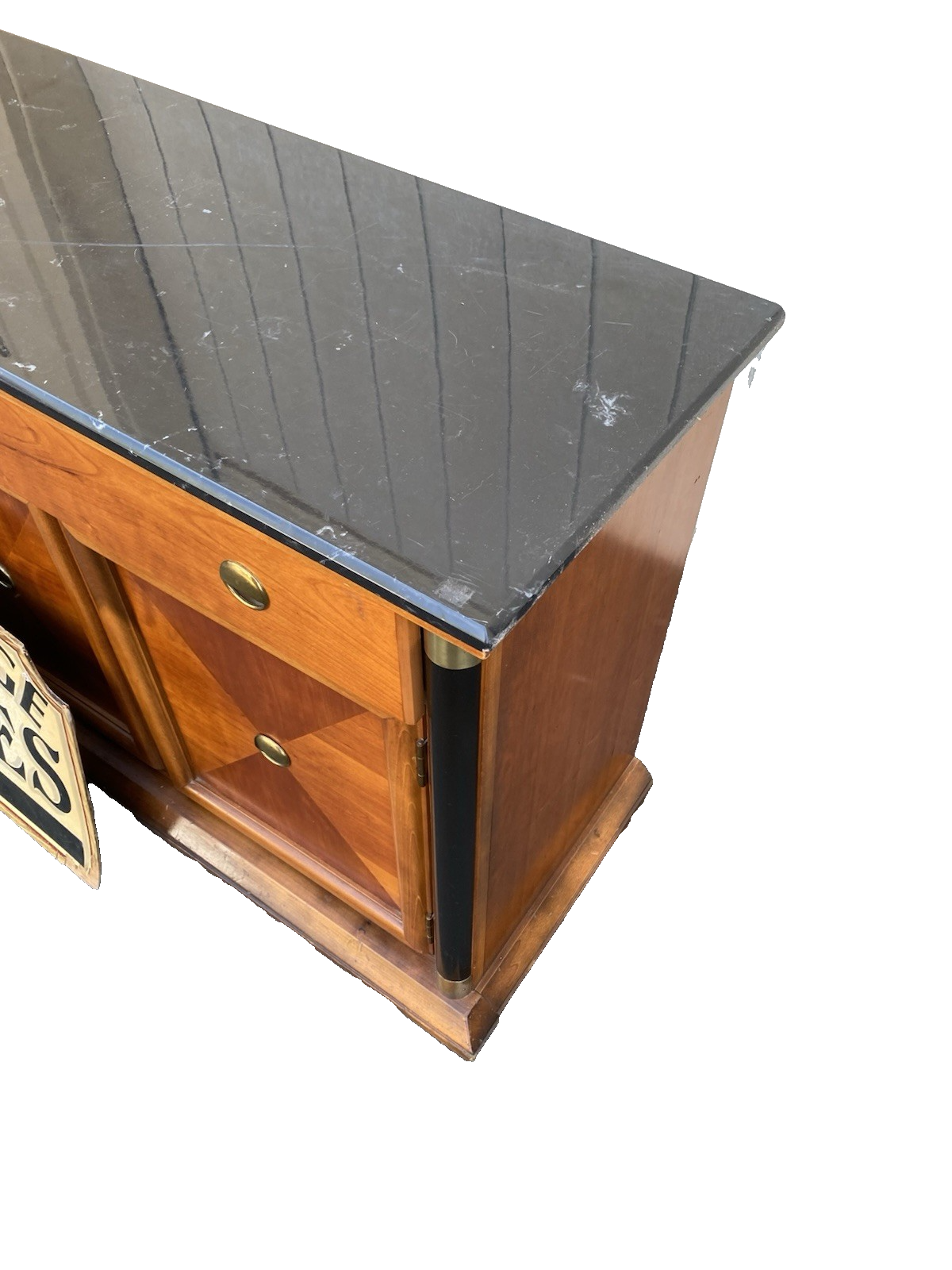66624 BASSETT Regency Modern Server Sideboard Cabinet