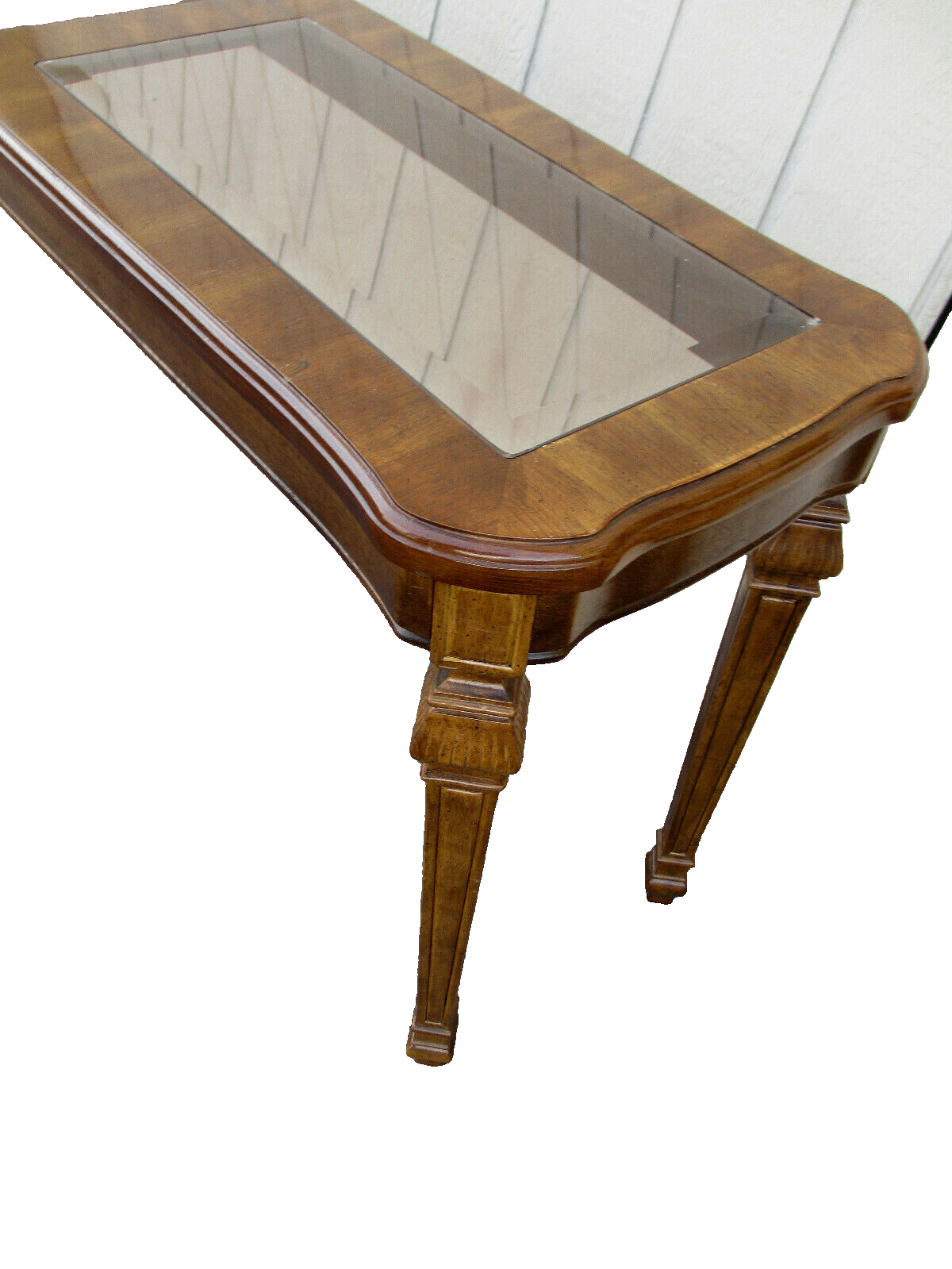 62747 Console Table Stand with Glass Inserts