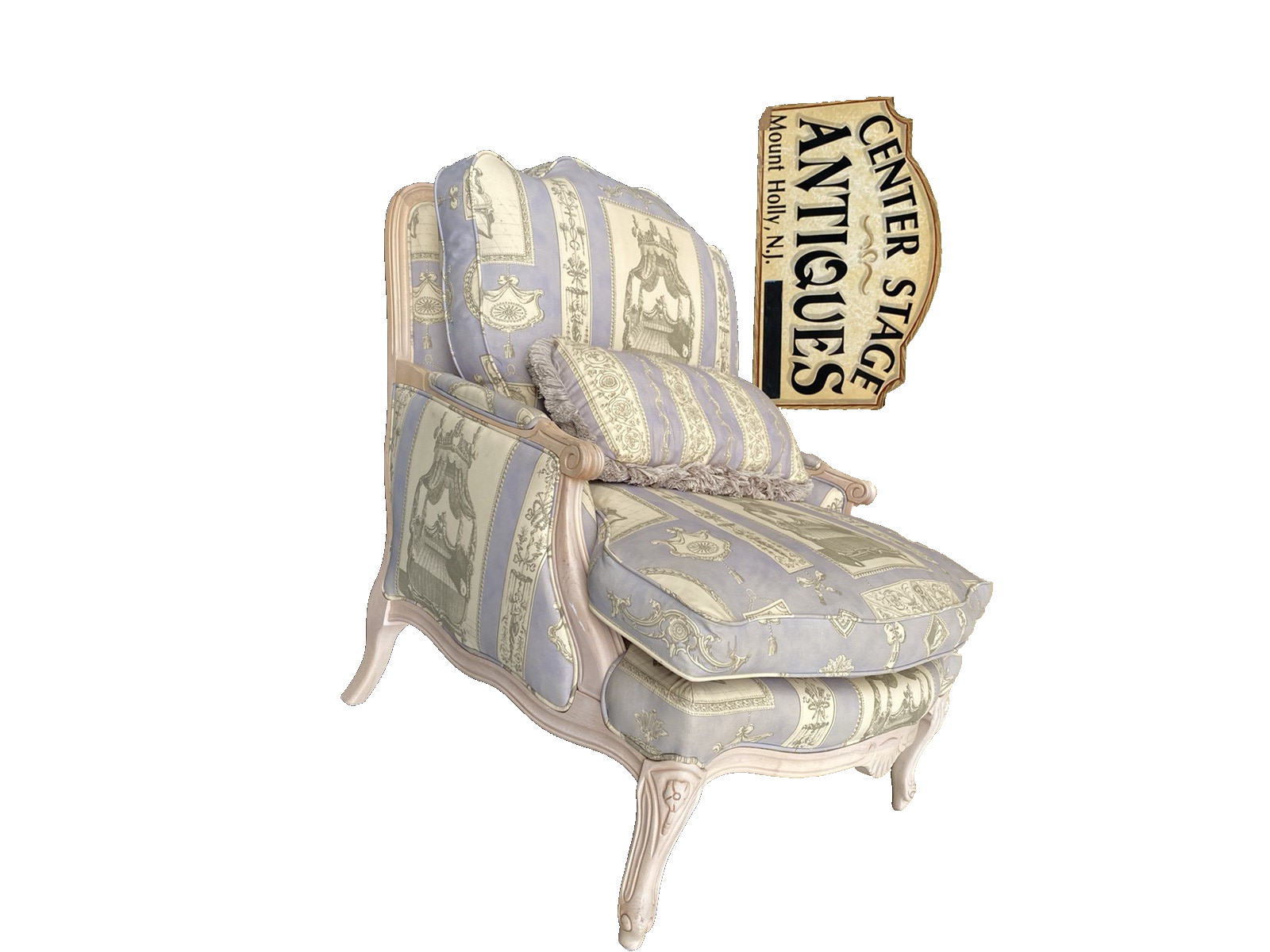 65814    NORWALK Furniture Decorator Bergere Armchair