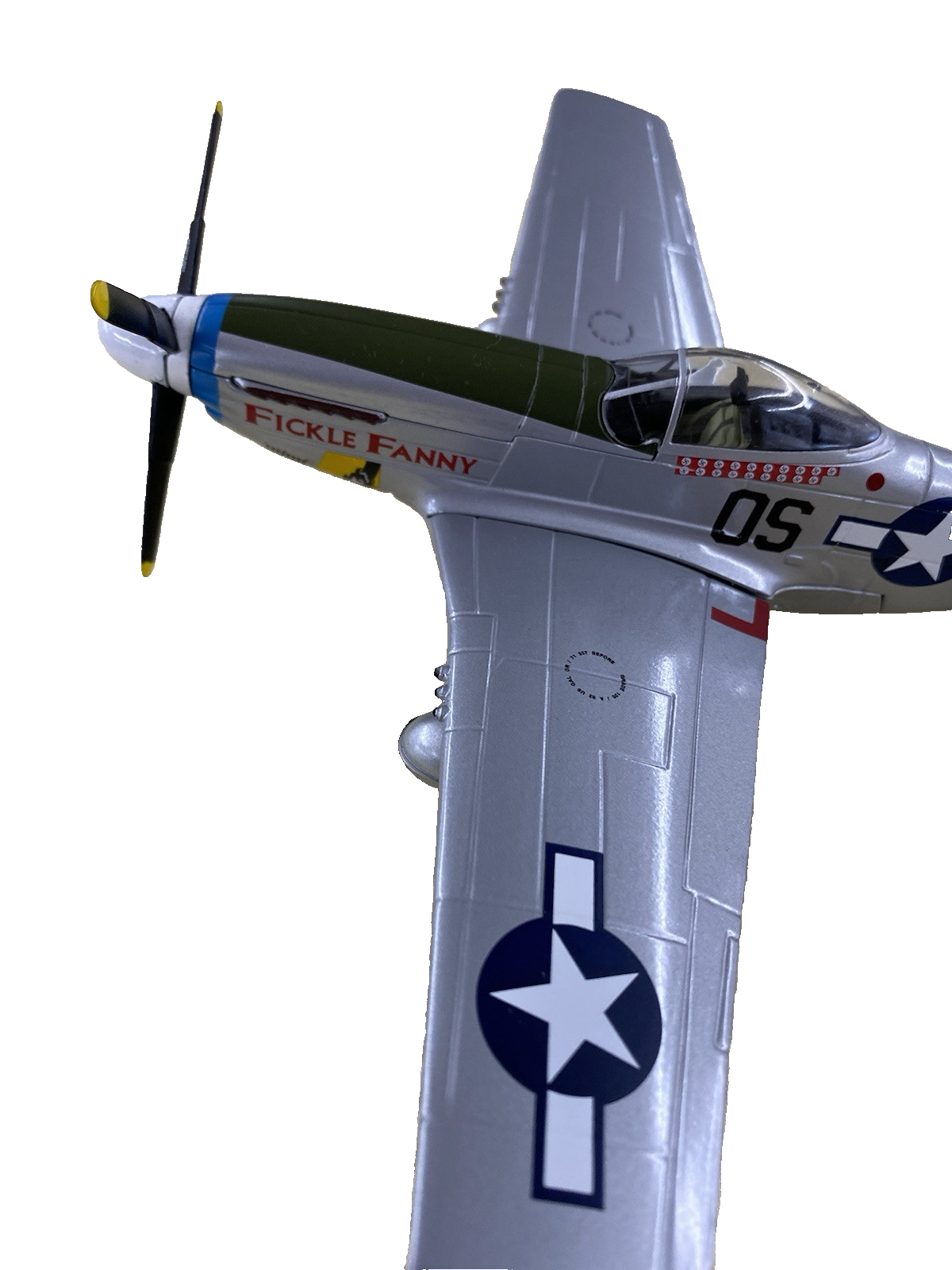 ES 206 : Franklin Mint  FICKLE FANNY P 51 Mustang B11B179  Airplane plane