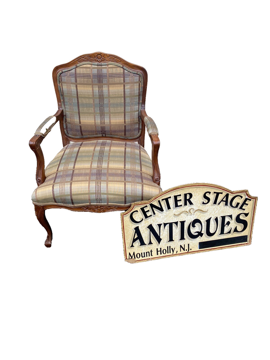 65910 French Country LLOYDS Furniture Bergere Armchair Chair