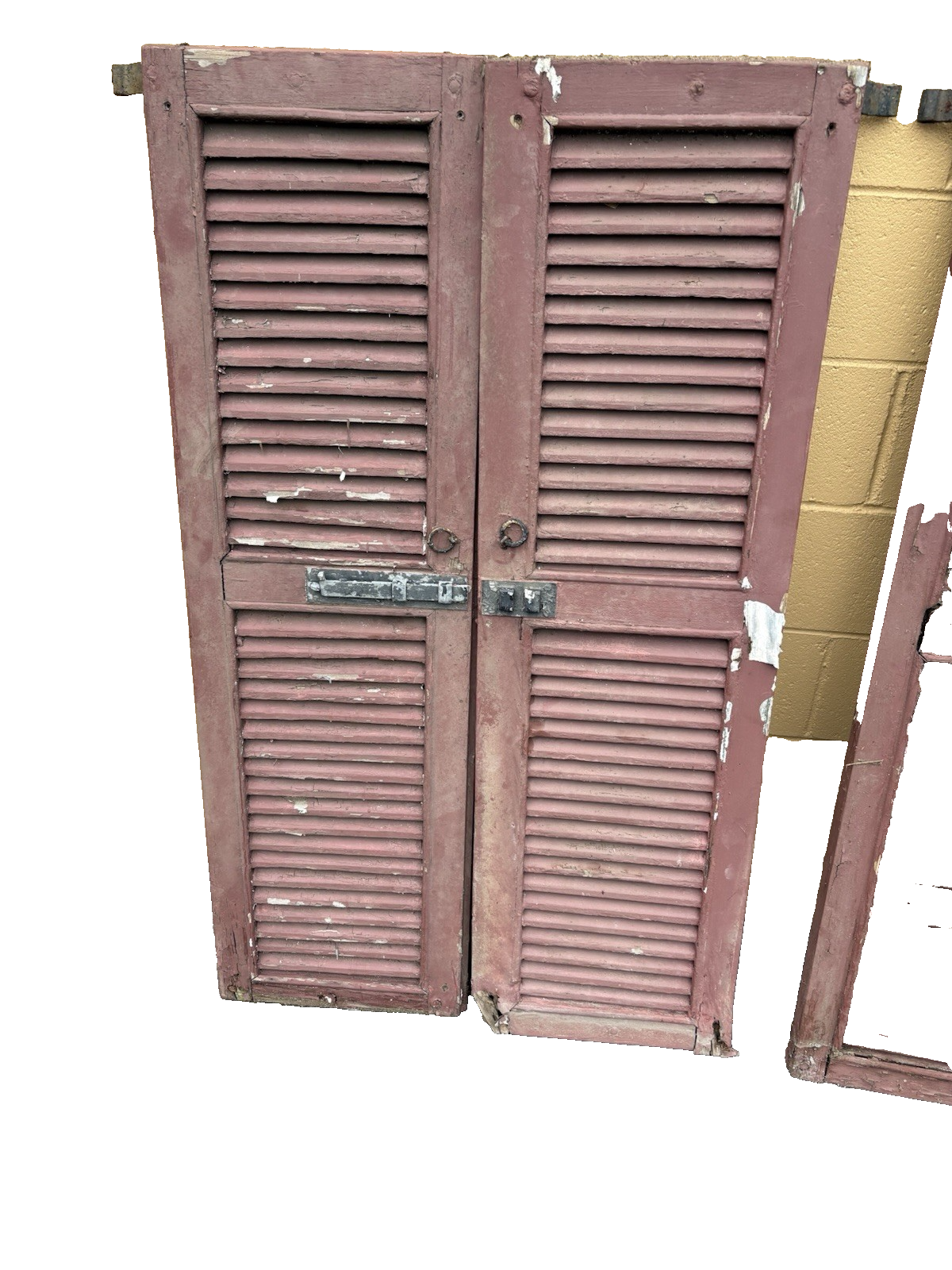 00001 Collection of 10 Antique Victorian House Shutters
