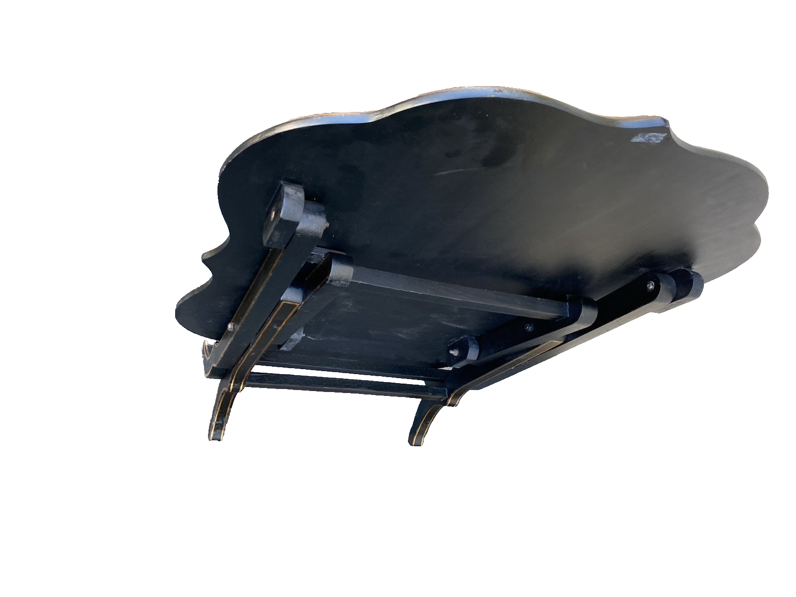 66458  Hand Made Decorator Tilt Top Table Stand   Table Top 24" x 31"W