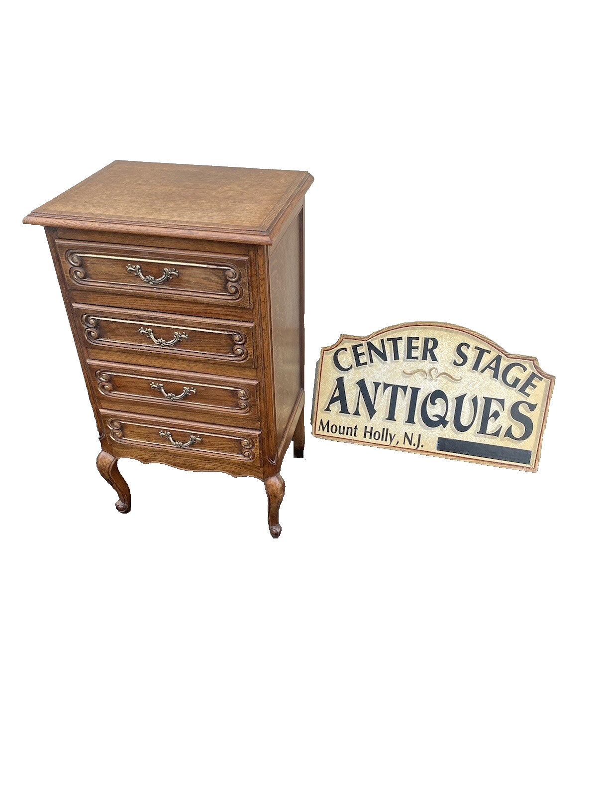 65016   Oak Lingerie Chest Dresser Nightstand