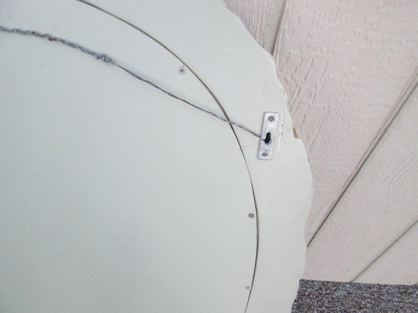 58518 Oval Fancy Carved Romantic Shabby   Decorator Leaf Mirror