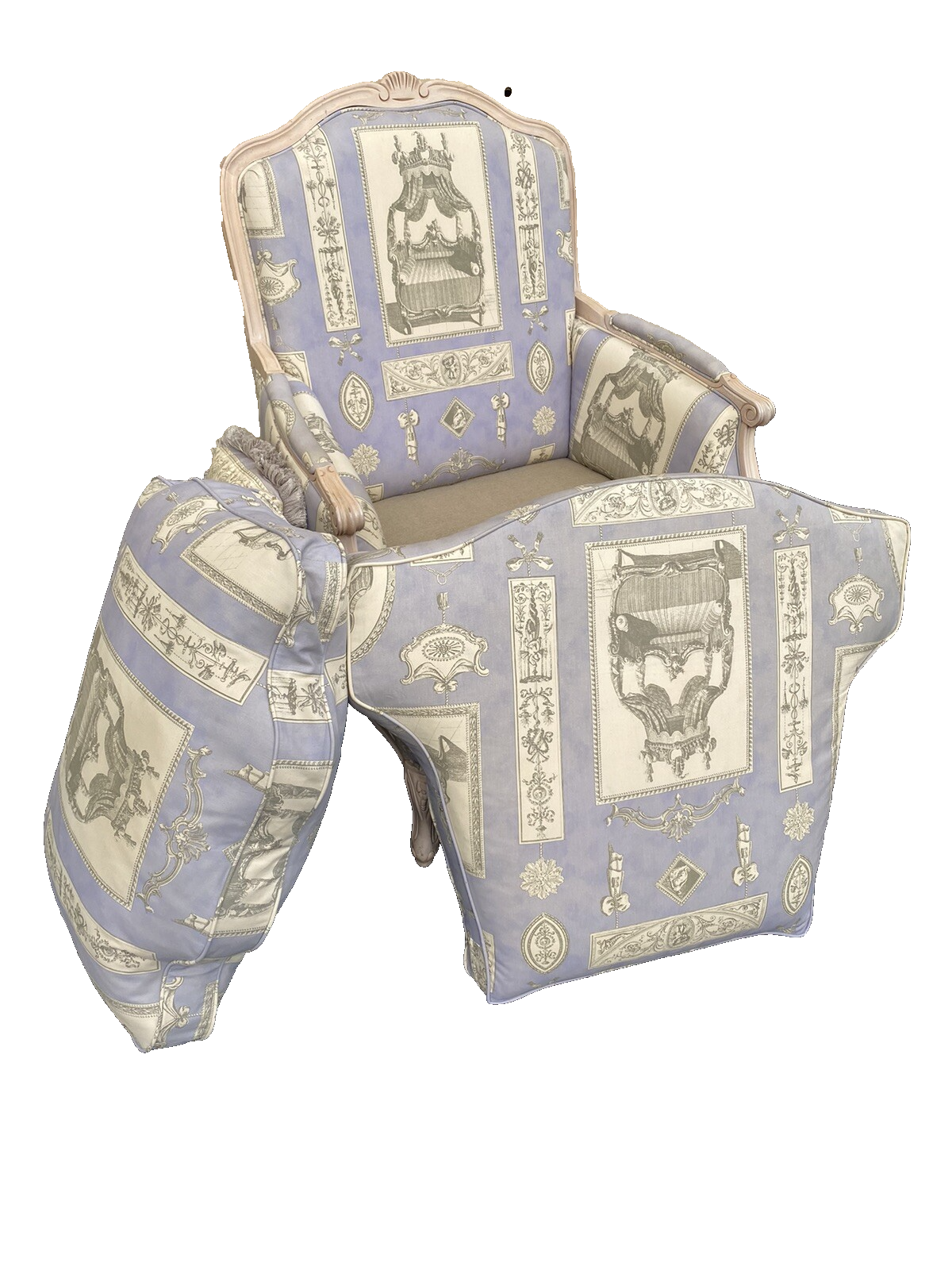 65814    NORWALK Furniture Decorator Bergere Armchair