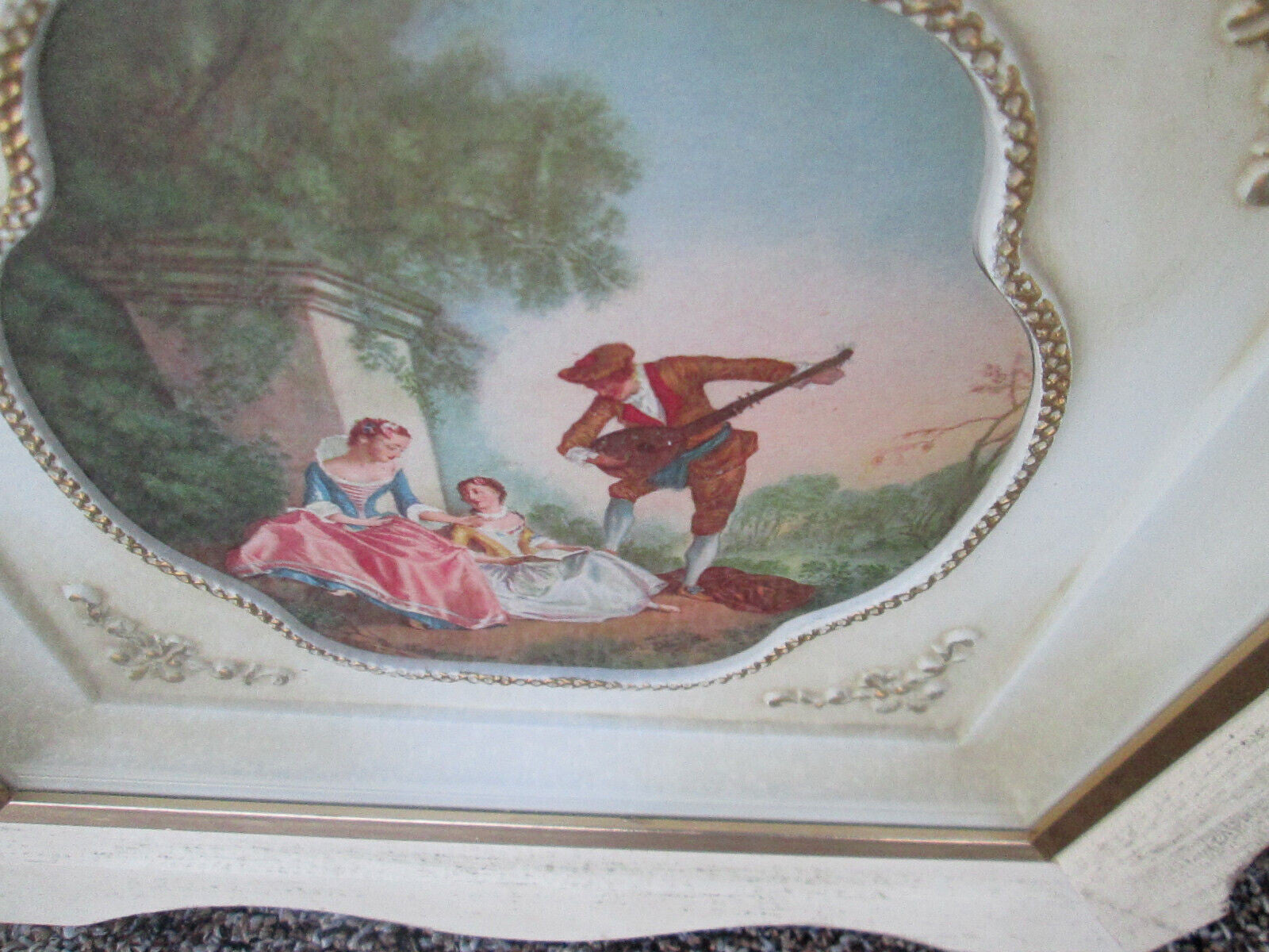 MW :  Pair Mid Century Modern Vintage TURNER Prints In fancy Picture Frames 