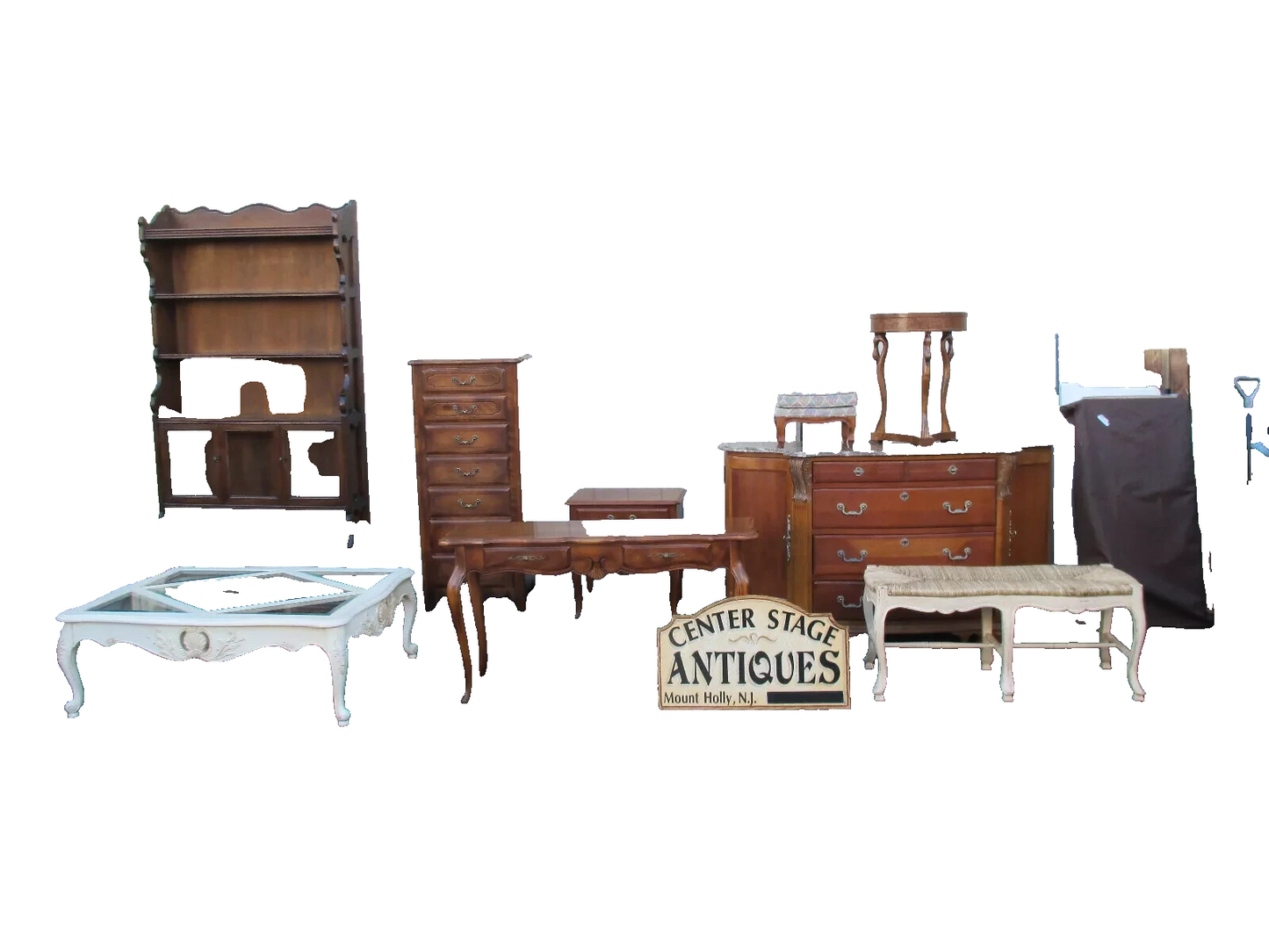 65680 Pair Decorator Modern Nightstand End Table Stand