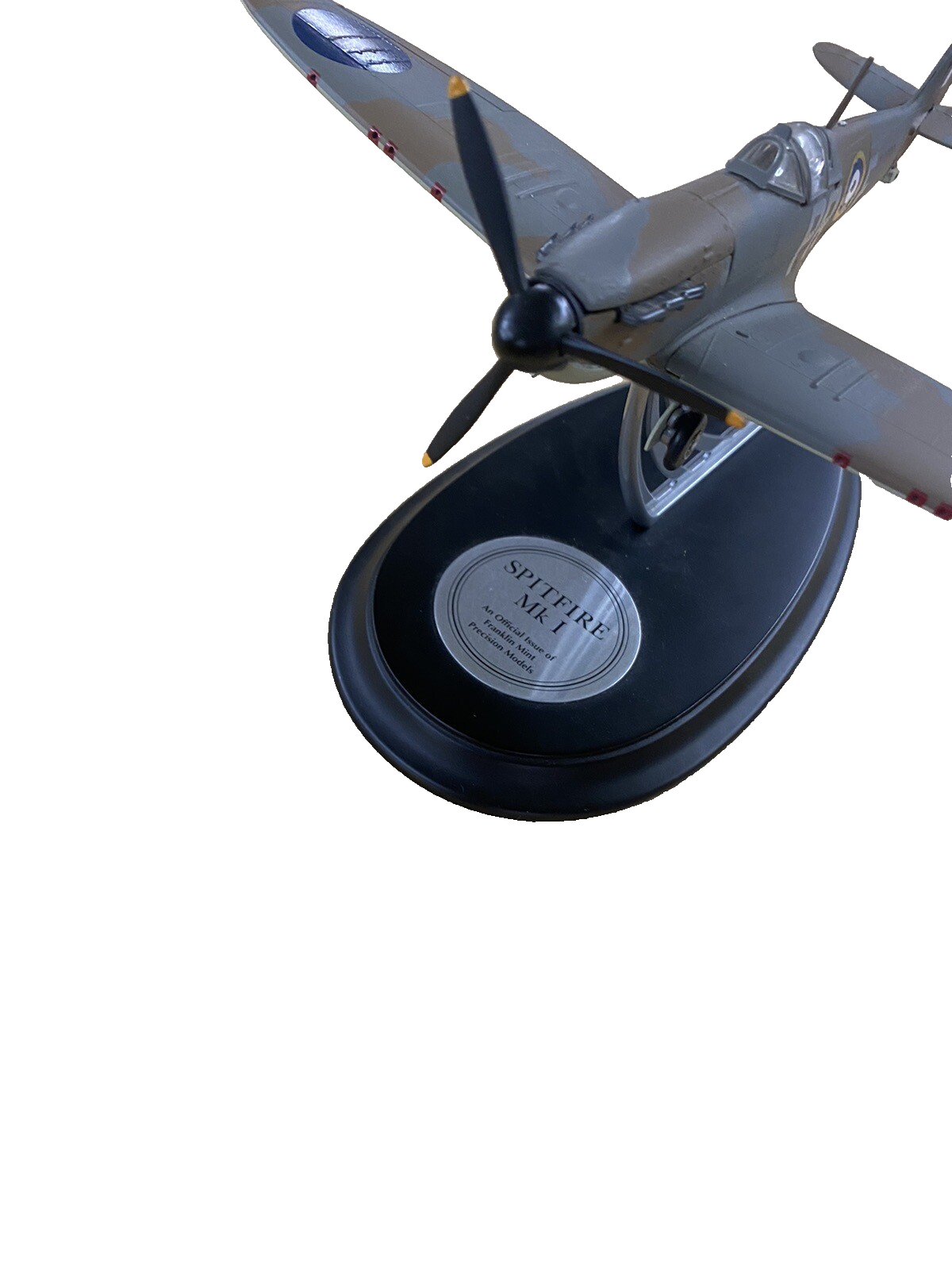 ES 1002 FRANKLIN MINT Spitfire MK I Airplane Plane