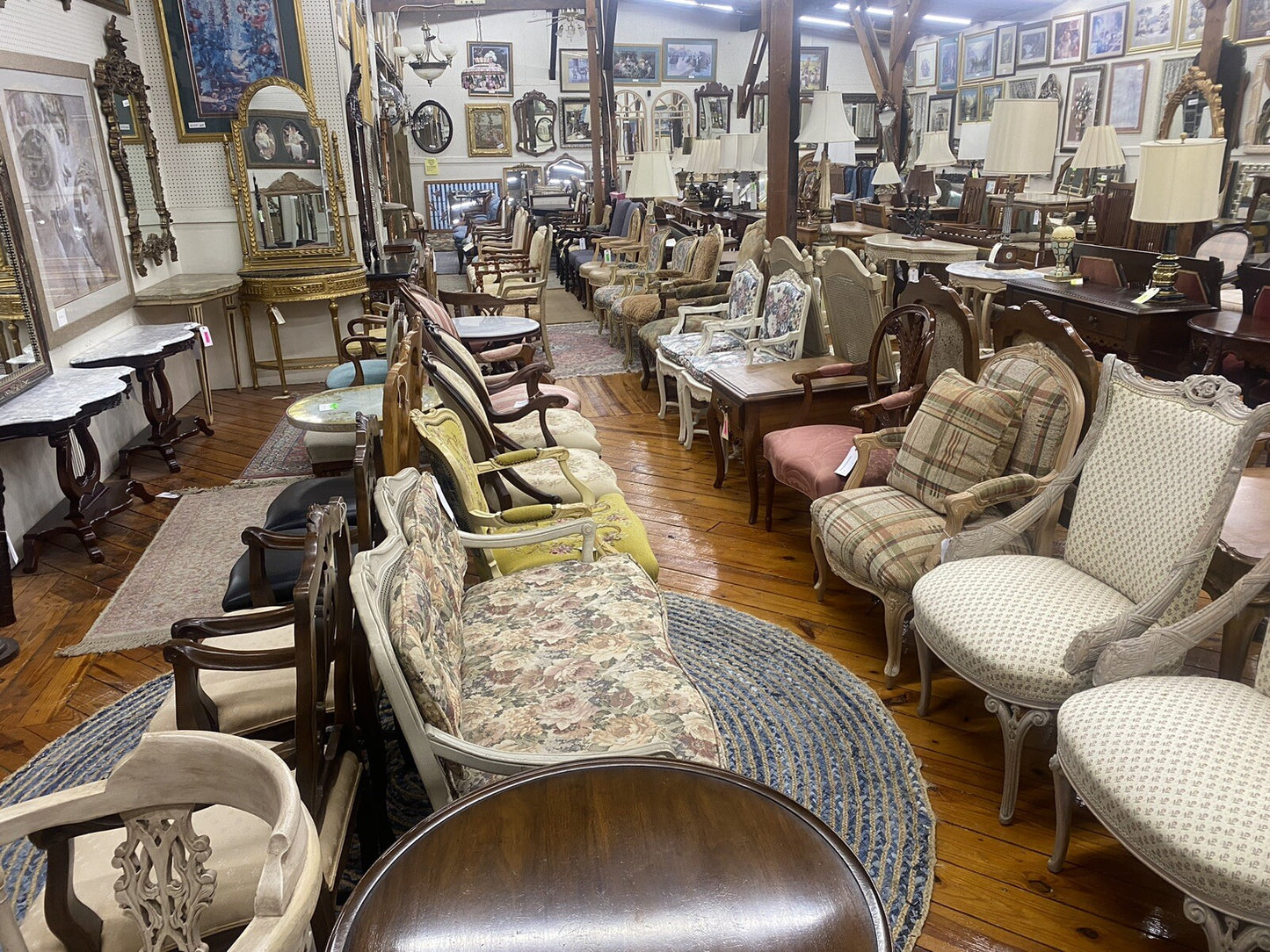 66207   Fancy Hand Carved Mahogany Corner Chair Northwind Lion   Faces VERY RARE