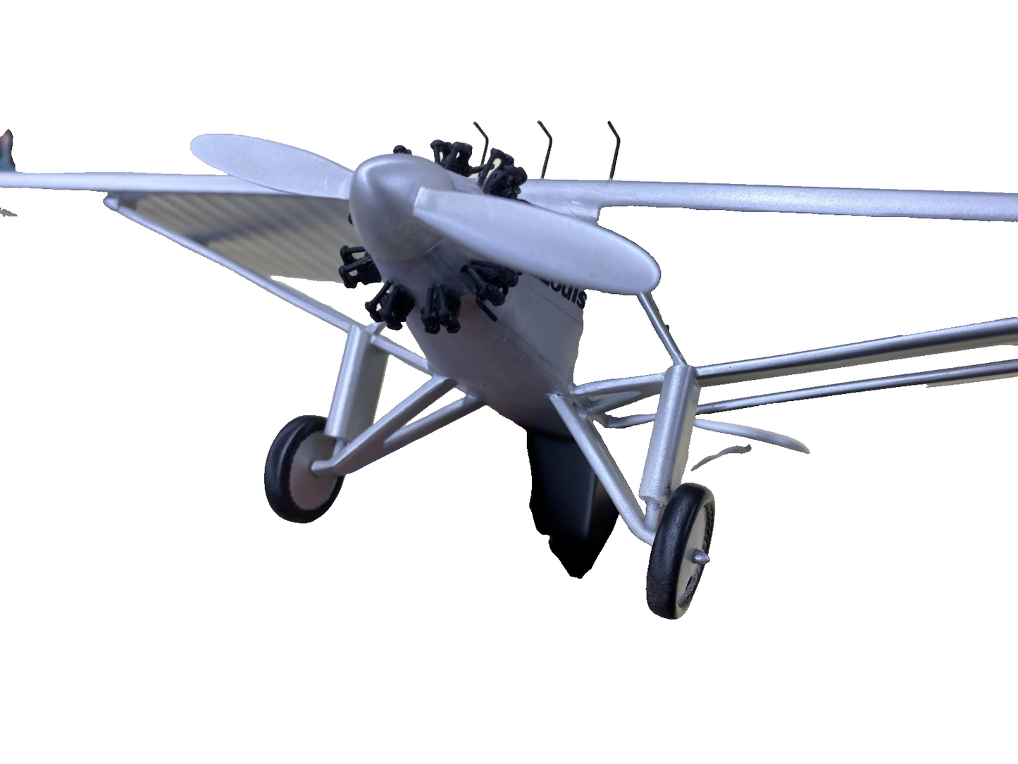 ES 216:   Danbury Mint Spirit of St Louis Airplane Plane 17 1/2" wingspan