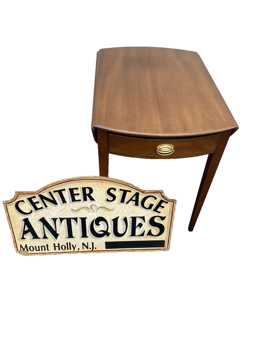 65838 WILLIAMSBURG ADAPTATION KITTINGER Mahogany  Dropleaf  Lamp Table Stand