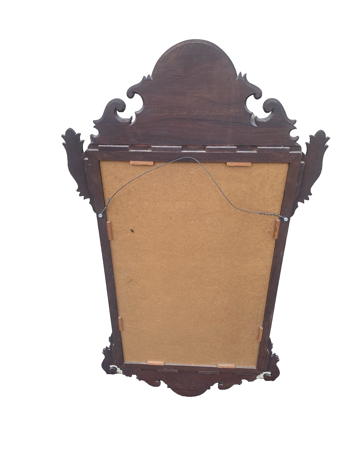 65880   CUSTOM Hand Made Mahogany A COOPER of Bucks County Mirror