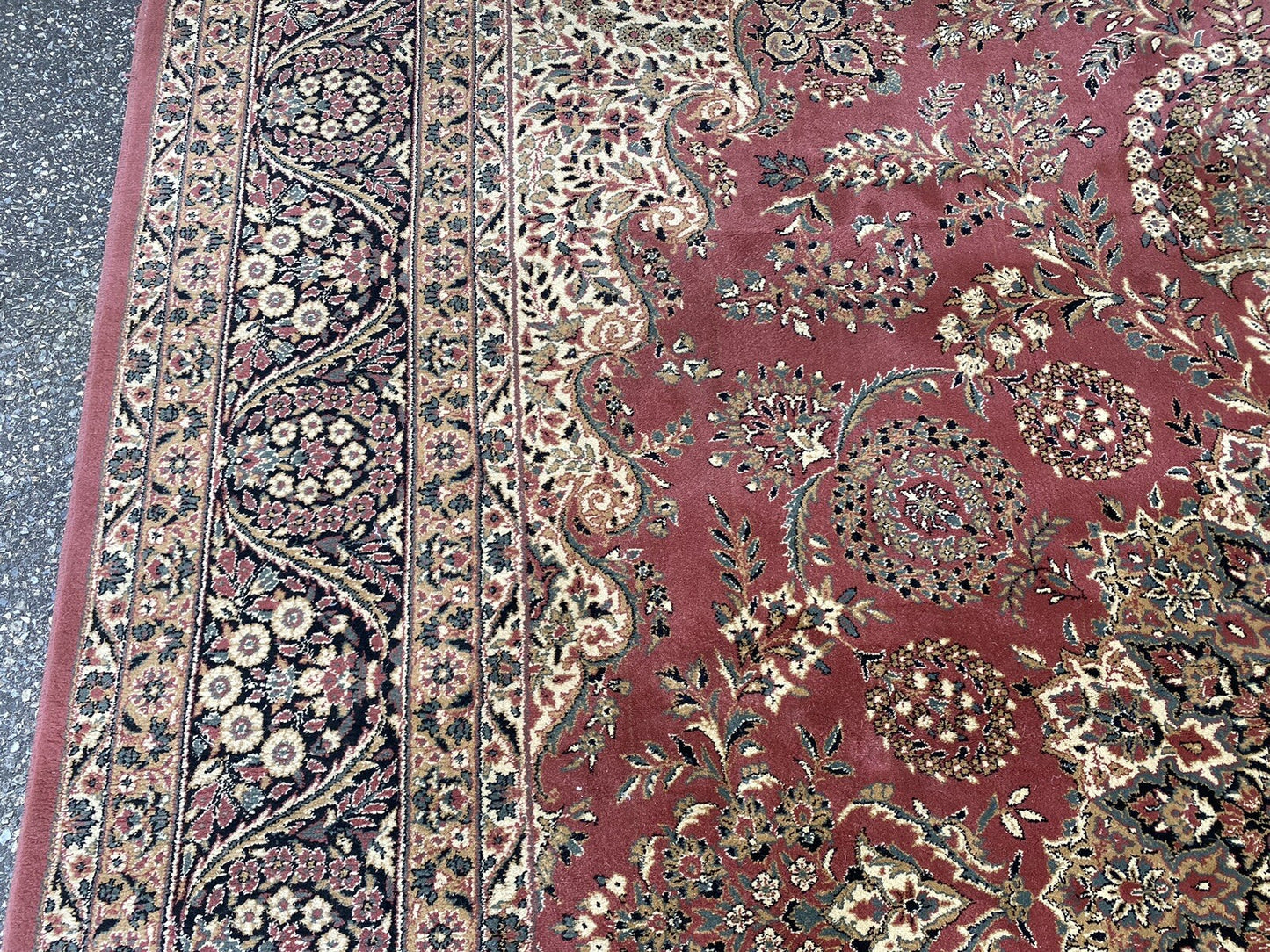 RUG 24:     Machine Made  SETAREH KAVIR Oriental Rug 10' x 13' 4"
