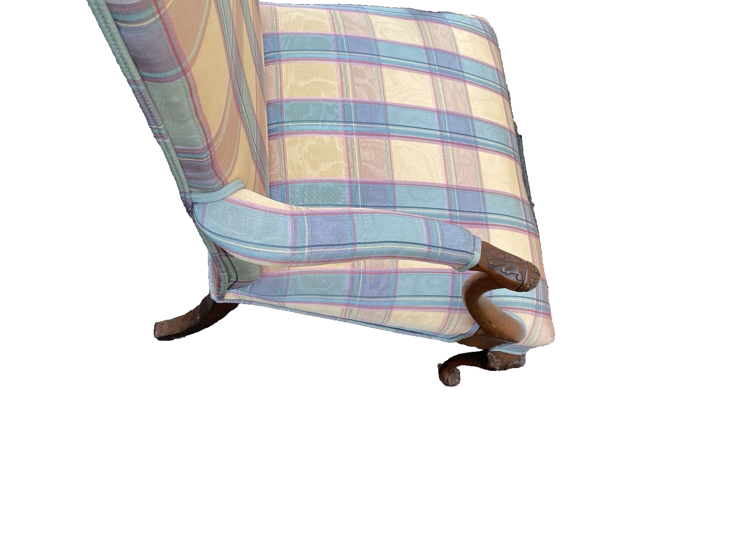 65907 Pair French Country Bergere Armchair Chair