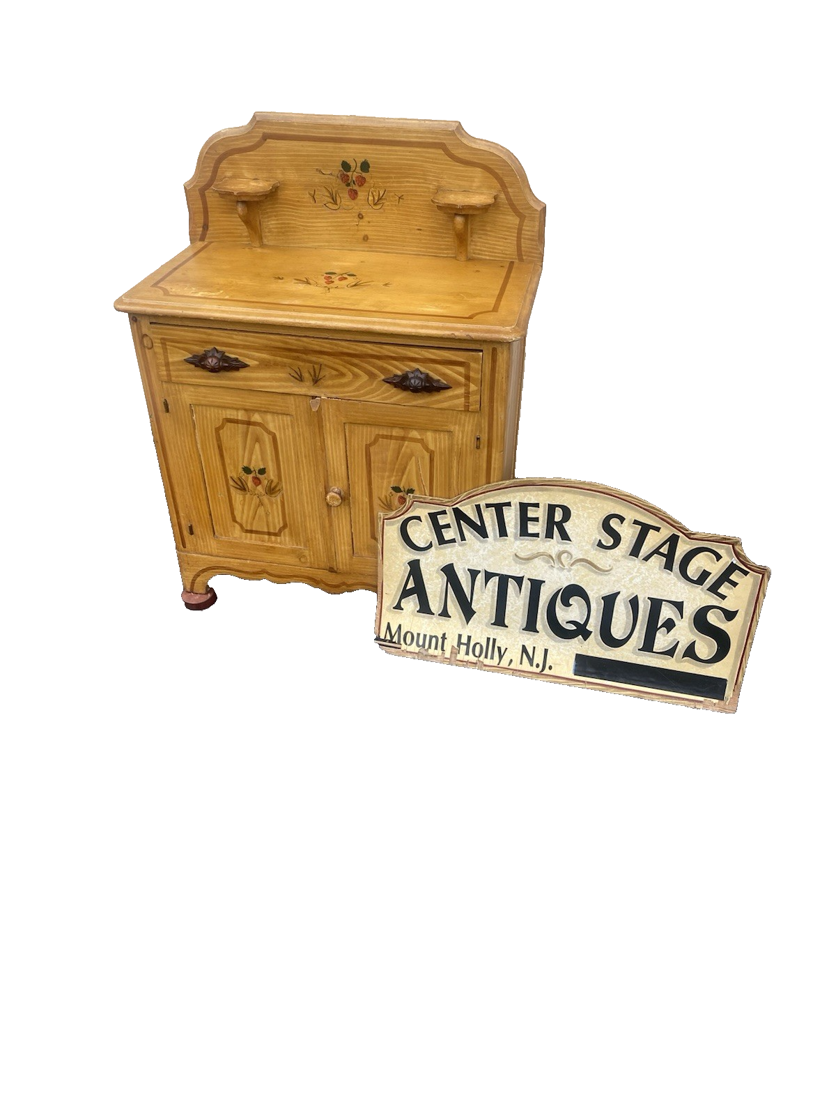 66531   Antique Victorian Washstand Dresser Chest
