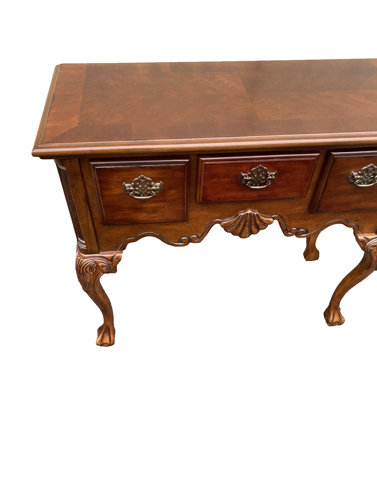 64851 Claw Foot Sideboard Server Console Cabinet